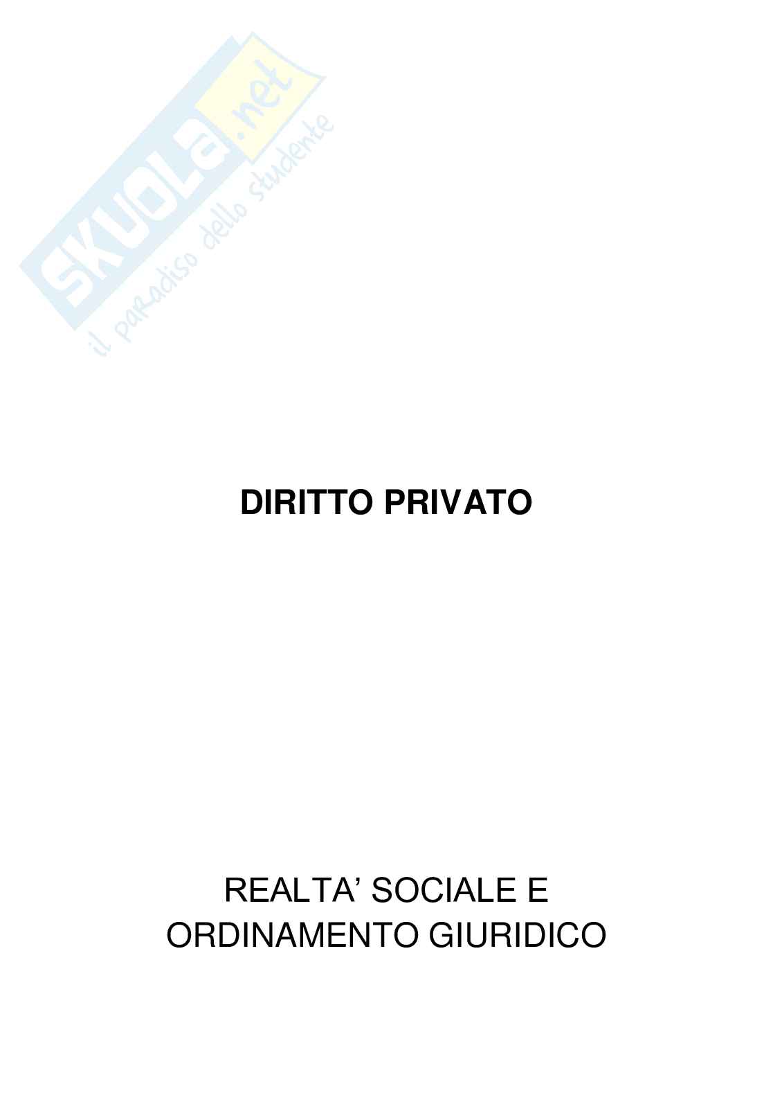 Appunti Istituzioni di diritto privato Pag. 1