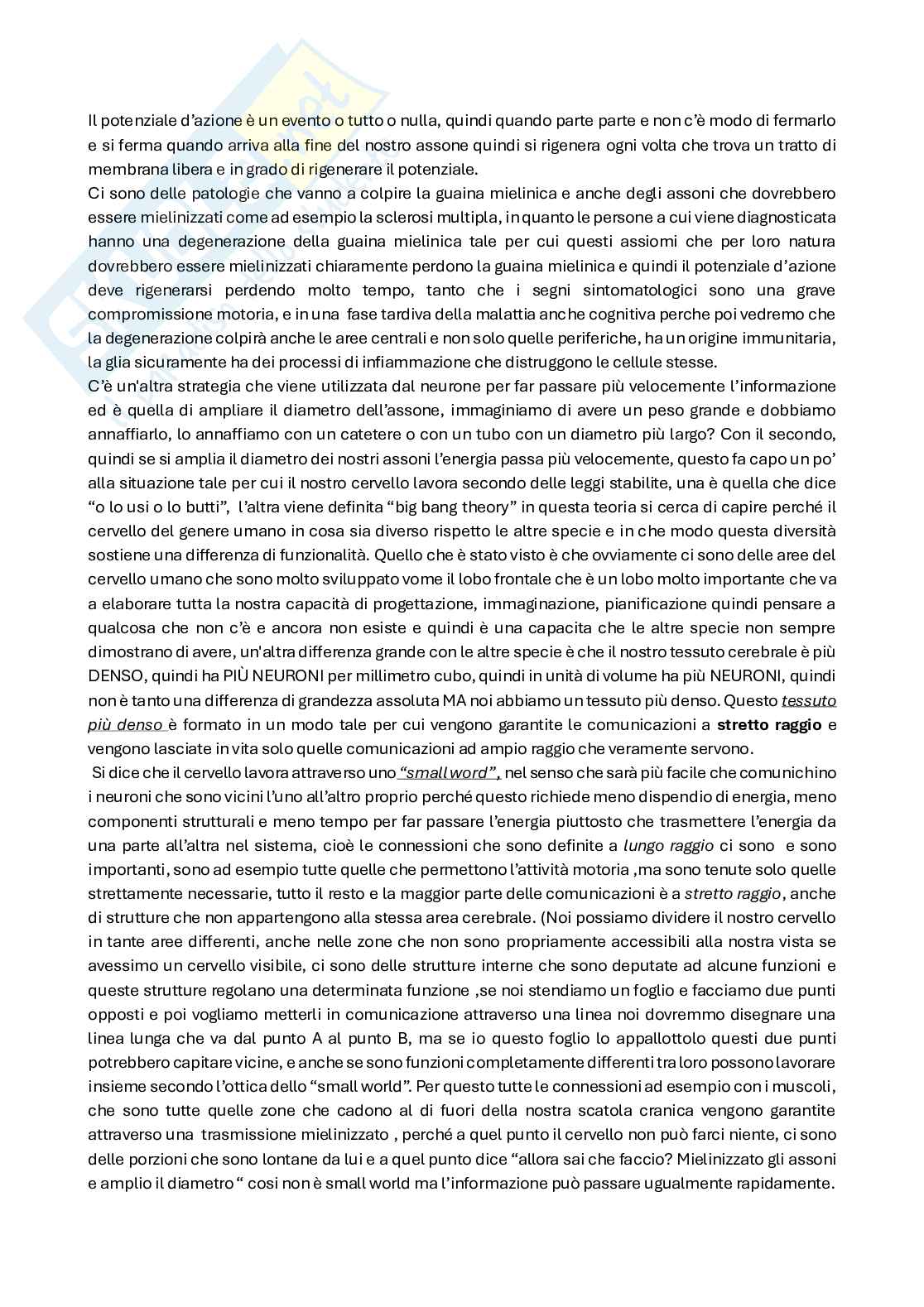 Appunti Psicologia fisiologica  Pag. 16