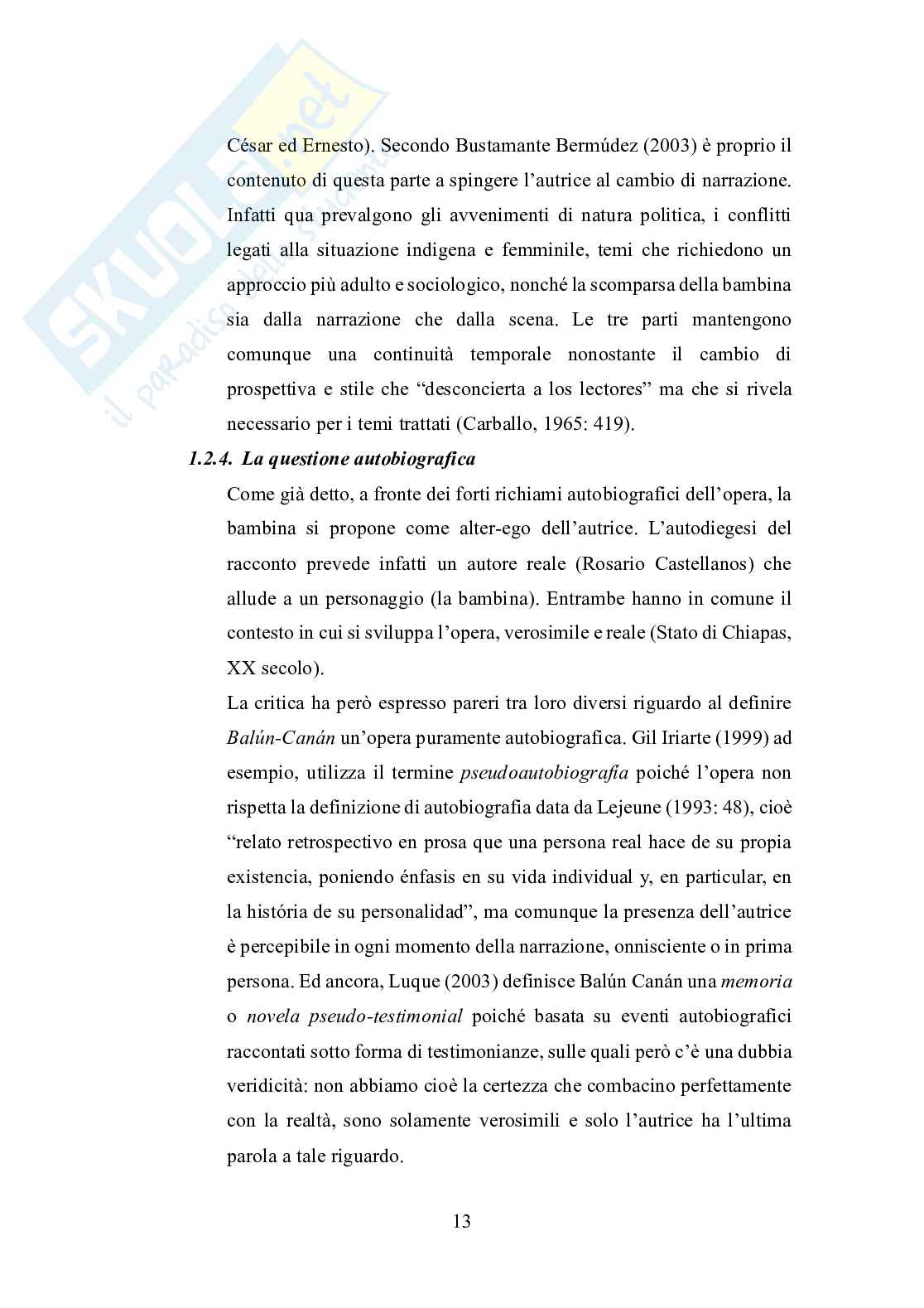 Maternità e sessualità in Balún Canán di Rosario Castellanos Pag. 21