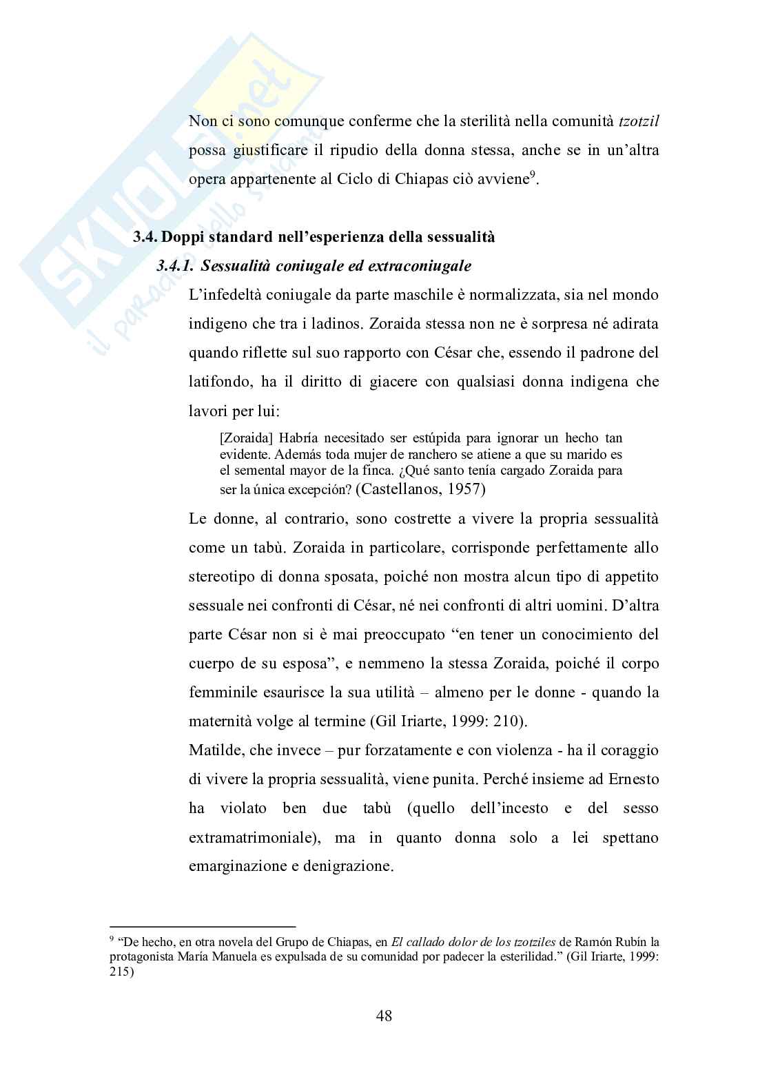 Maternità e sessualità in Balún Canán di Rosario Castellanos Pag. 56