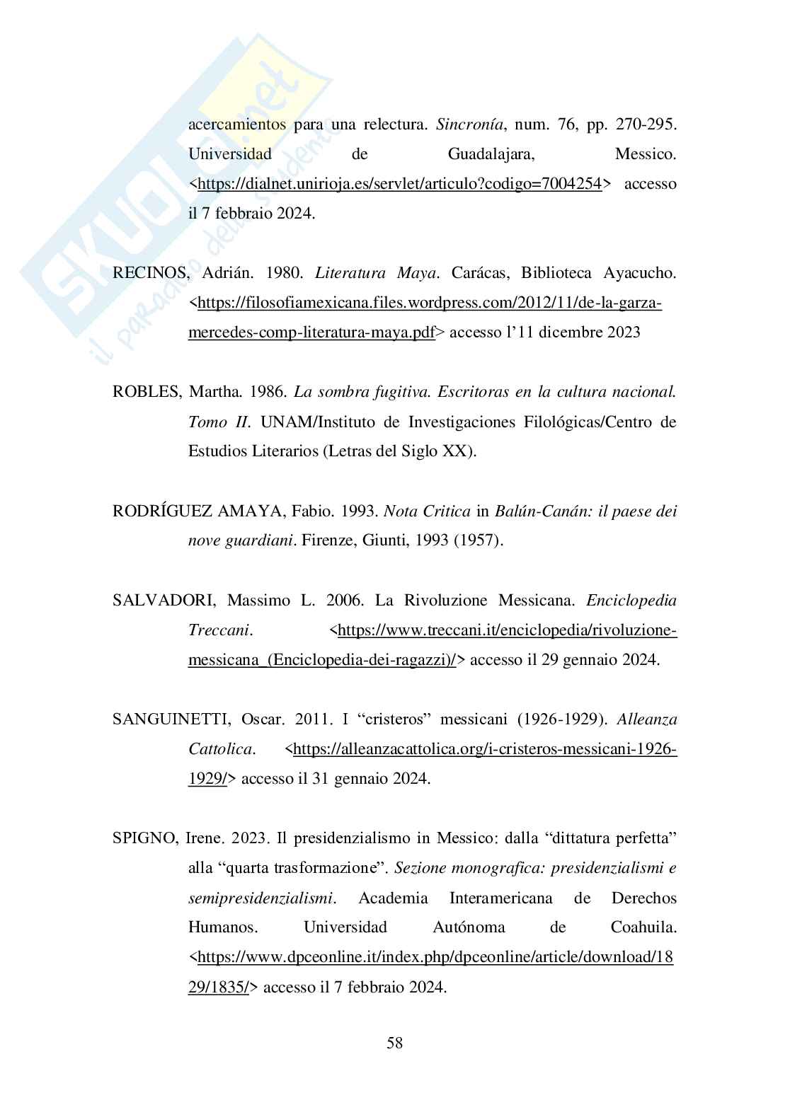 Maternità e sessualità in Balún Canán di Rosario Castellanos Pag. 66