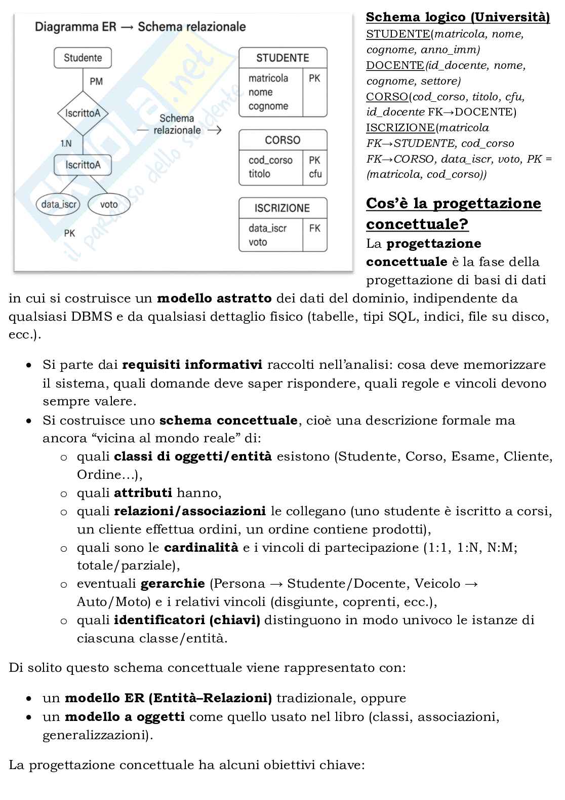 Appunti Basi di dati e sistemi informativi Pag. 6