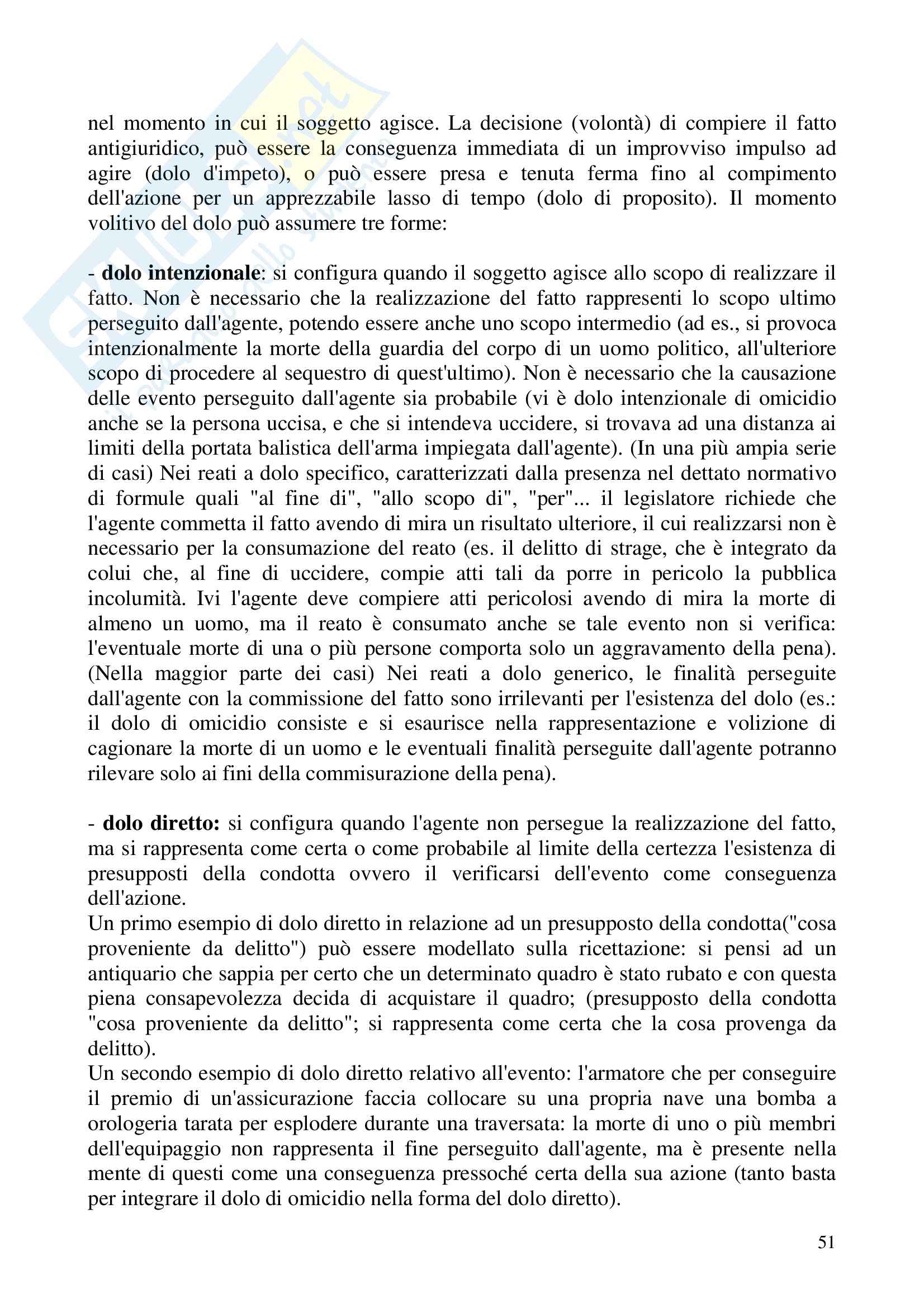 Riassunto esame Diritto penale, prof. Mucciarelli, libro consigliato Manuale di diritto penale, Marinucci, Dolcini Pag. 51