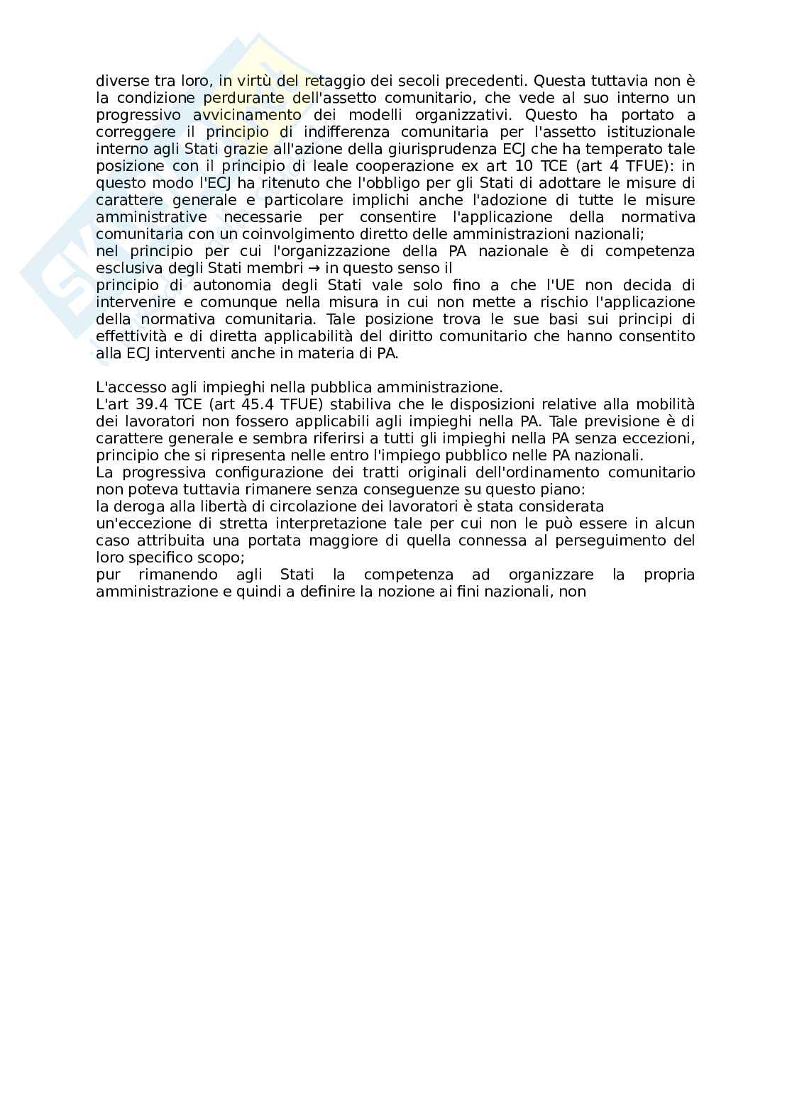 Riassunto esame Diritto amministrativo, prof Marchetti, libro consigliato Diritto amministrativo europeo, Chiti Pag. 21
