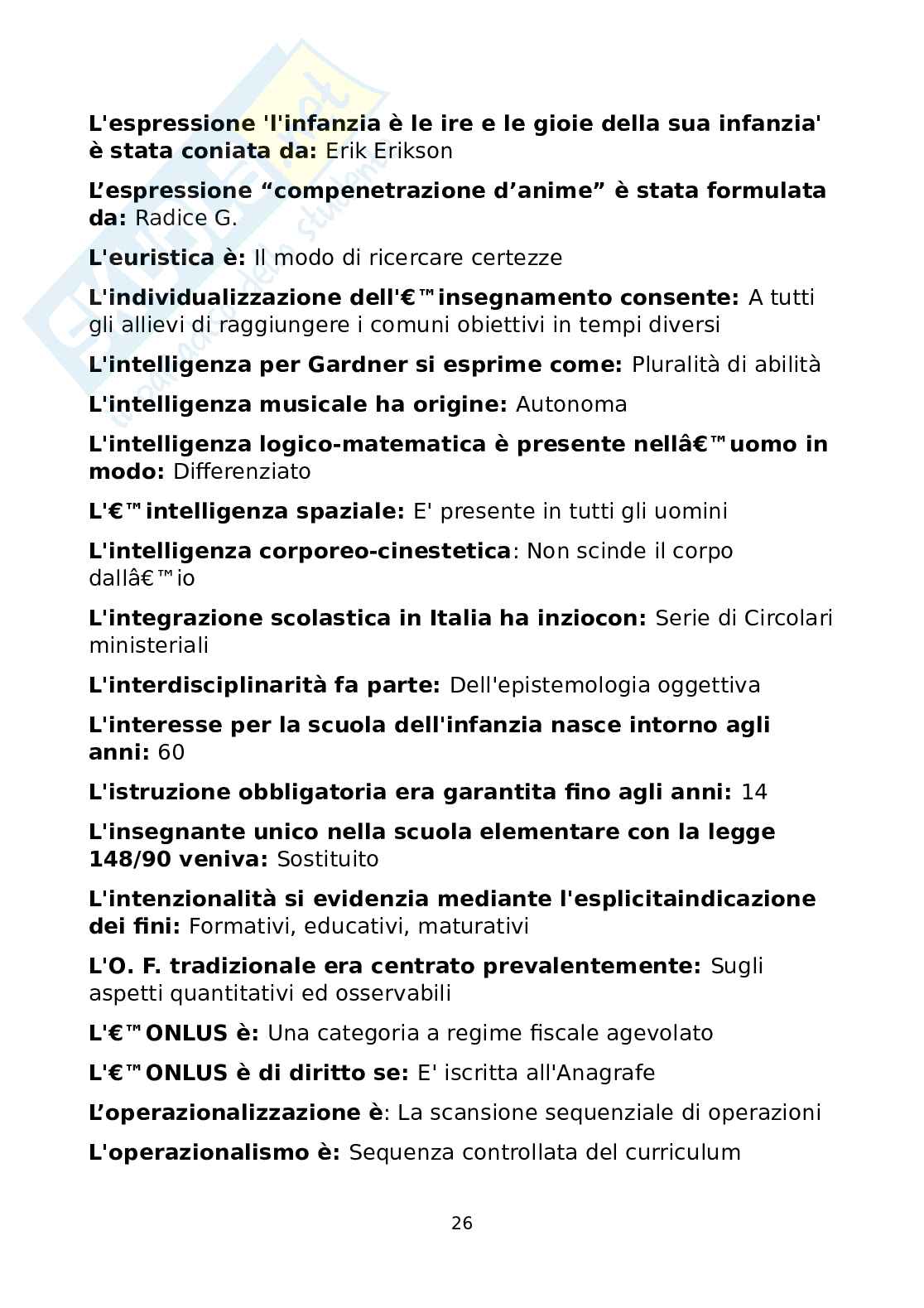 Storia delle Istituzioni educative Pag. 26