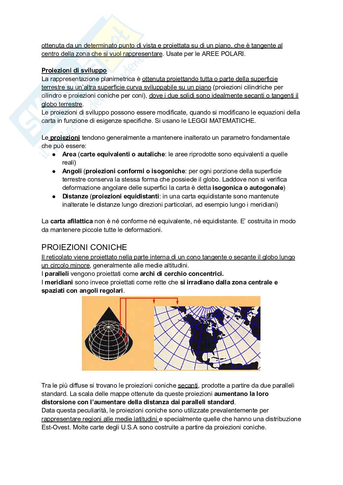 Appunti di Cartografia  Pag. 11