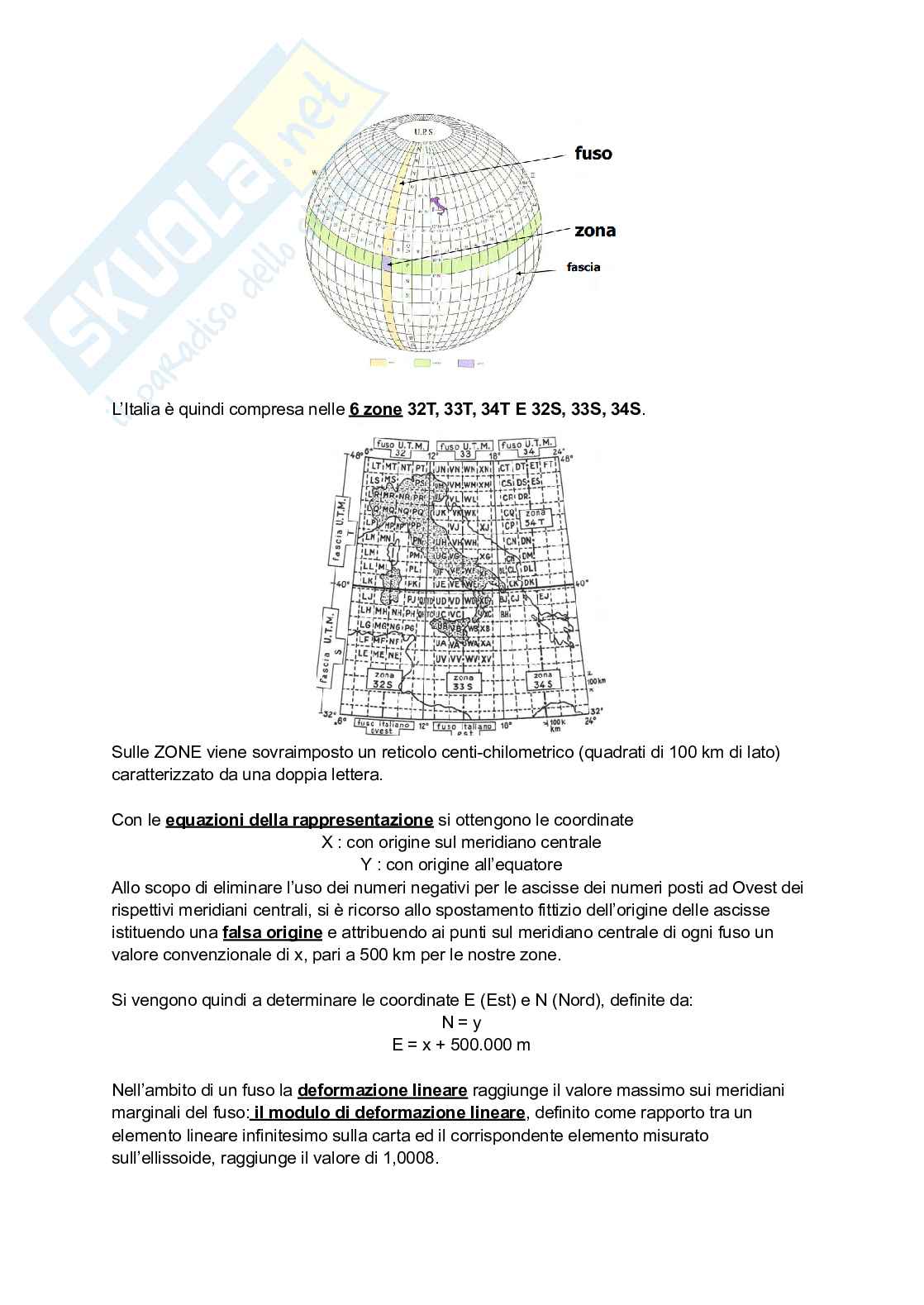 Appunti di Cartografia  Pag. 21