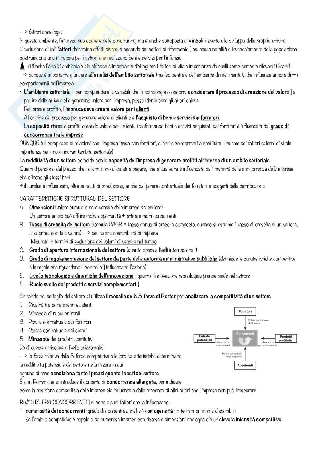 Appunti basati sul libro consigliato di Gestione delle imprese  Pag. 11