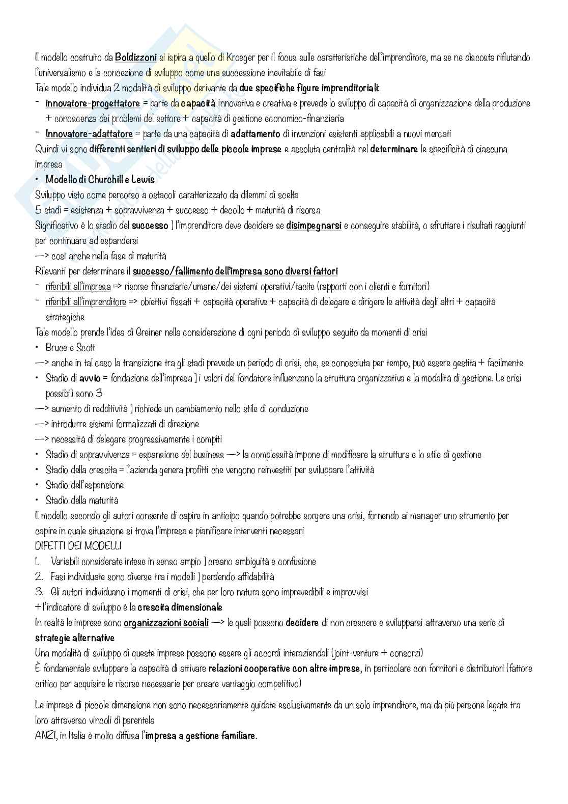 Appunti basati sul libro consigliato di Gestione delle imprese  Pag. 26