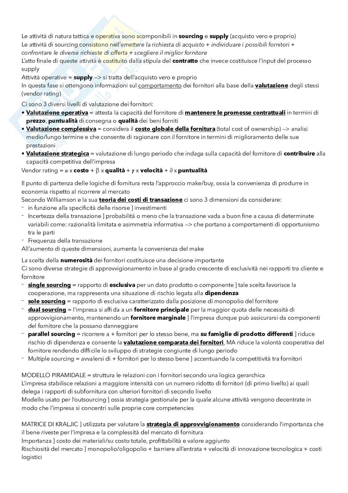Appunti basati sul libro consigliato di Gestione delle imprese  Pag. 41