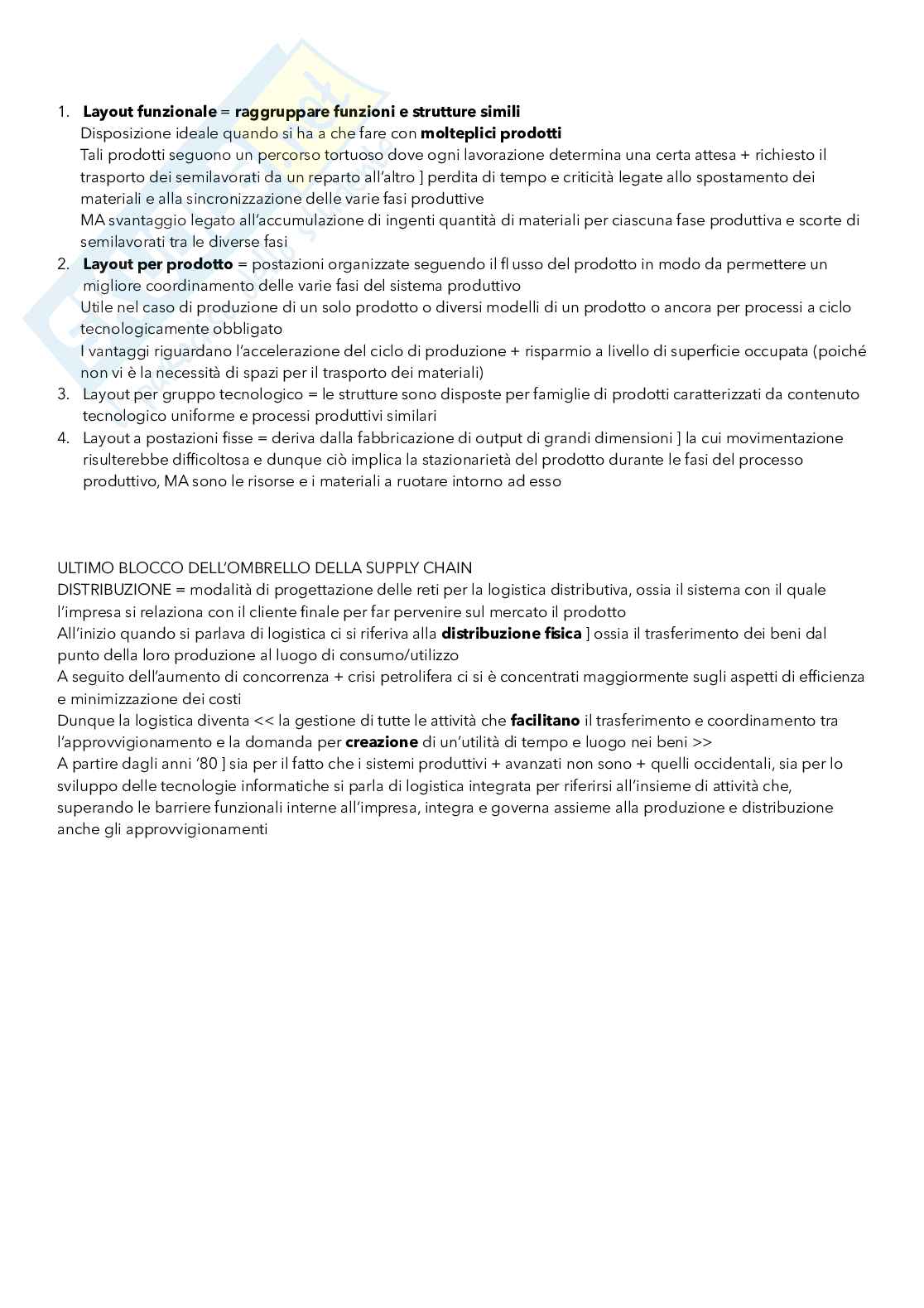 Appunti basati sul libro consigliato di Gestione delle imprese  Pag. 46