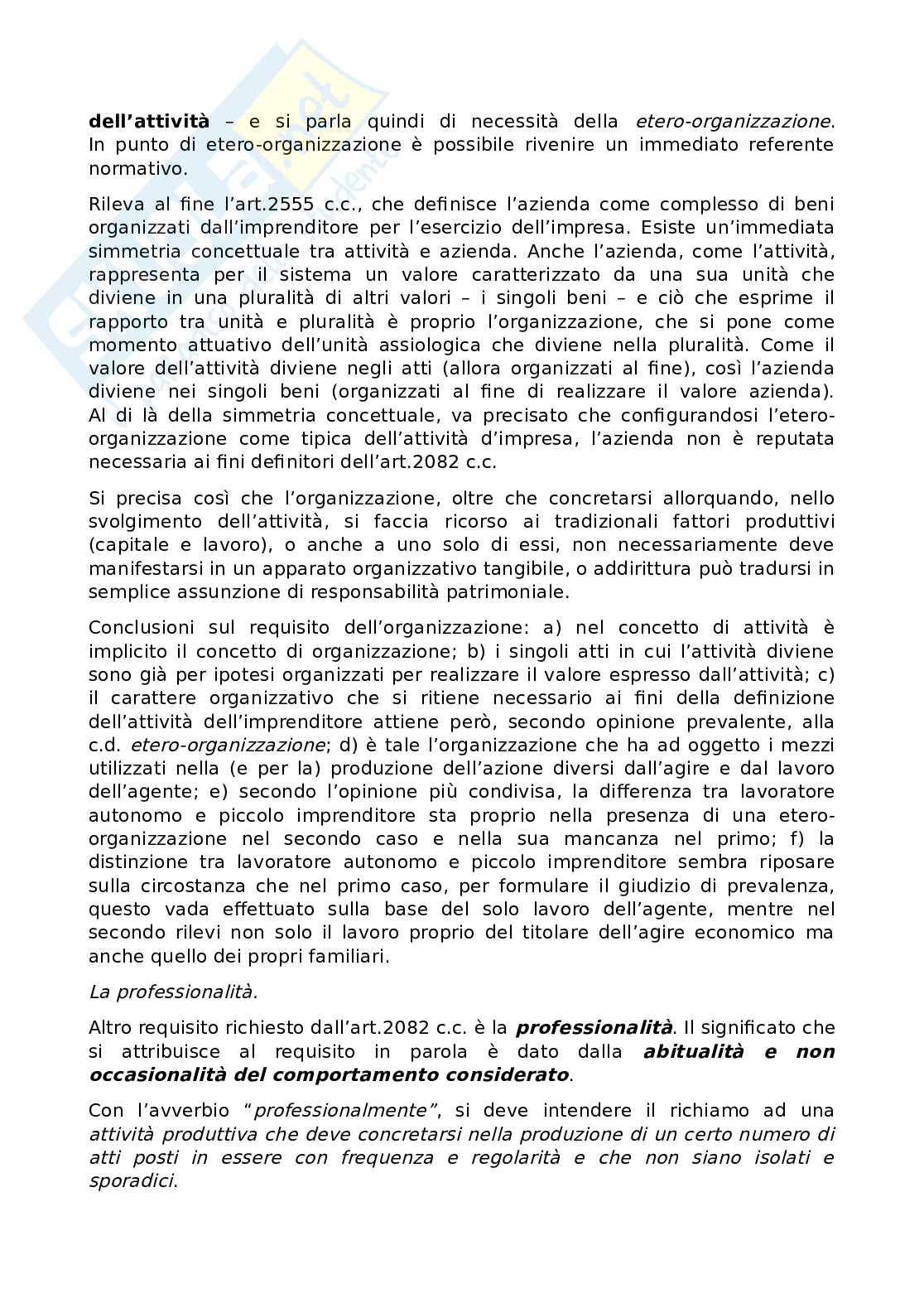 Disciplina dell'impresa Pag. 11