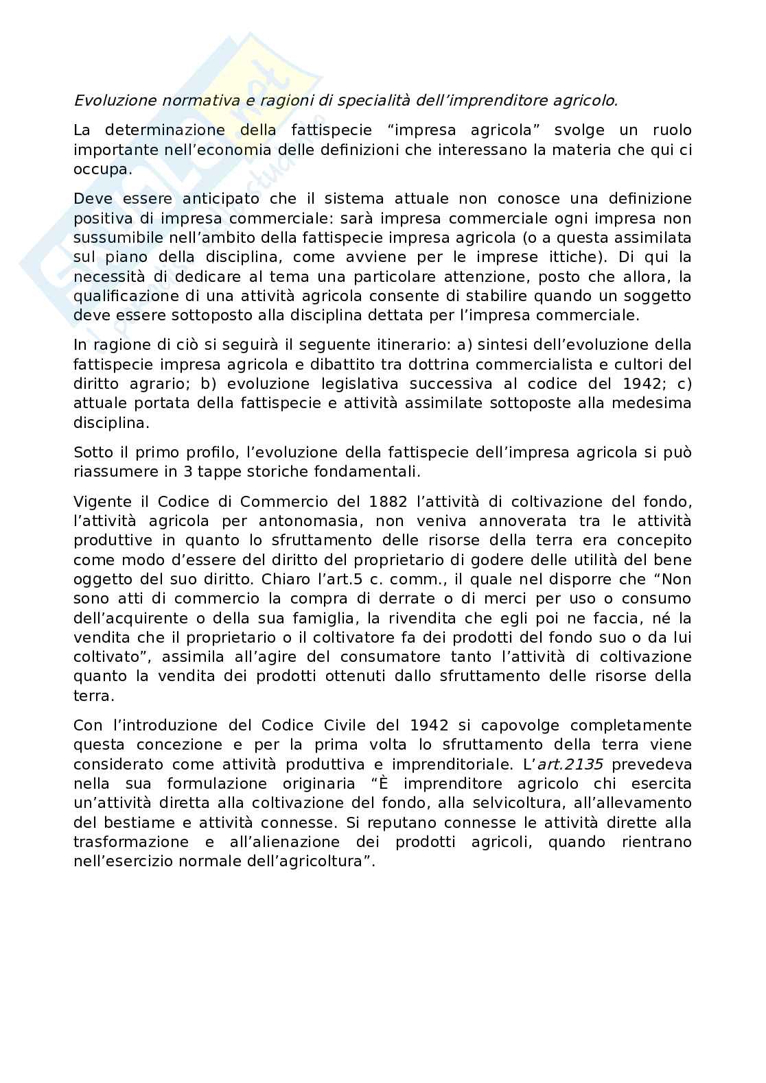 Disciplina dell'impresa Pag. 16