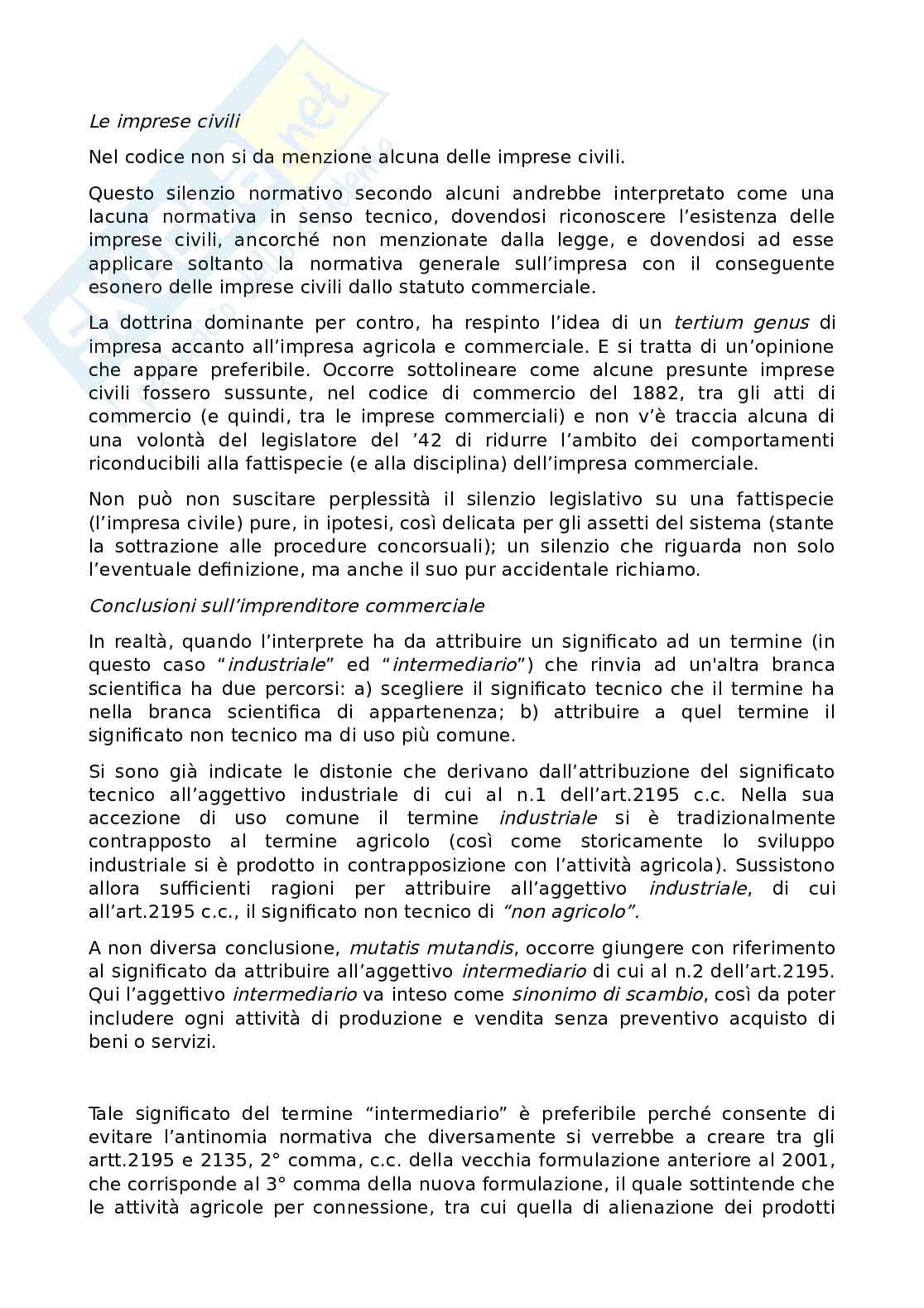Disciplina dell'impresa Pag. 26