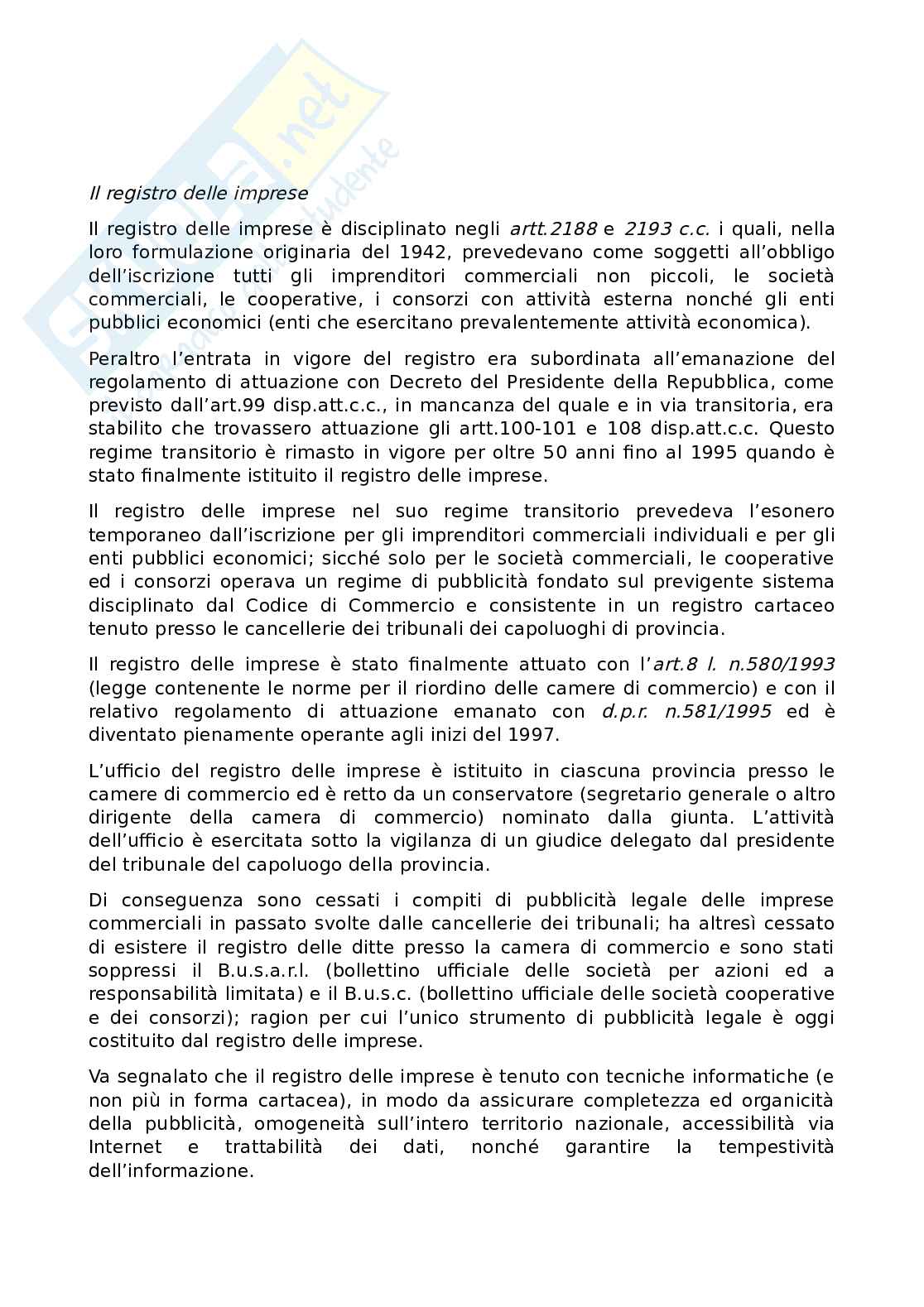 Disciplina dell'impresa Pag. 46