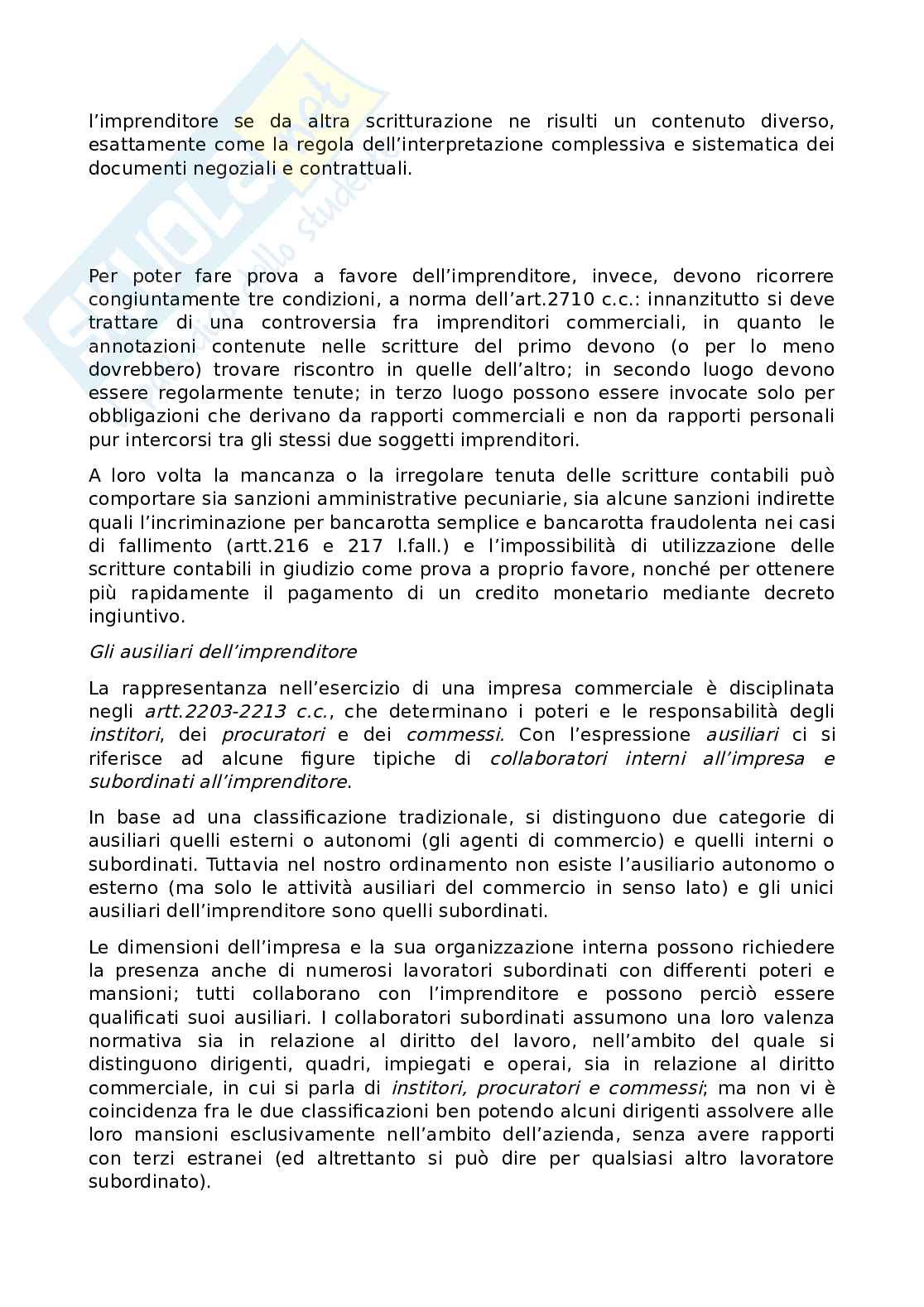 Disciplina dell'impresa Pag. 56