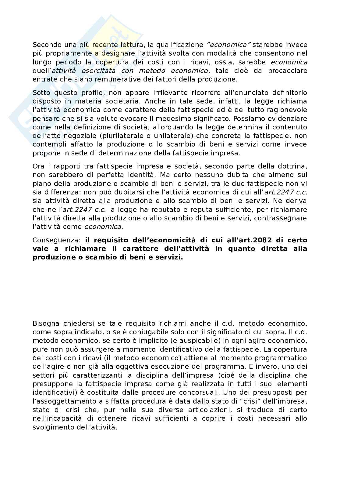 Disciplina dell'impresa Pag. 6