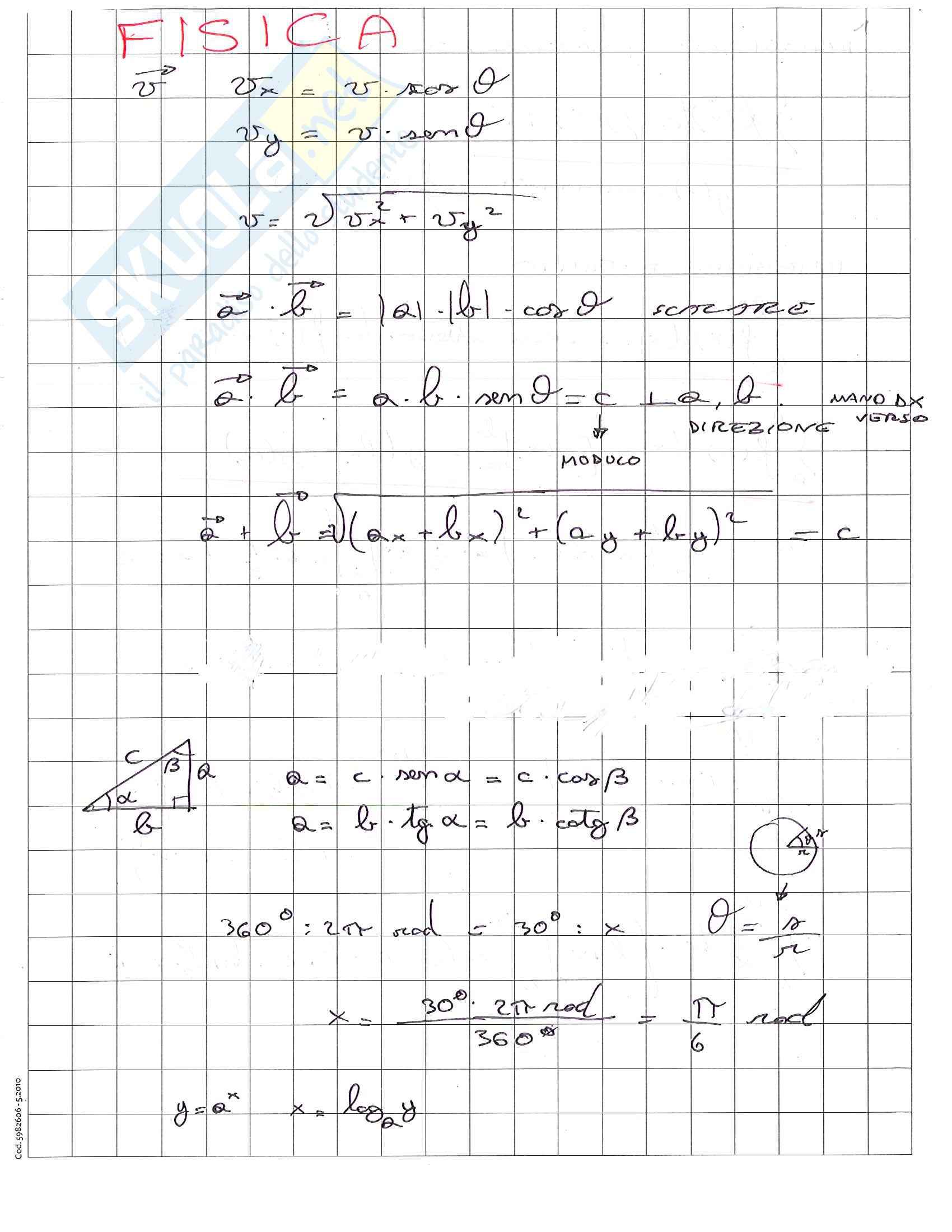 Lezioni, Fisica Pag. 1