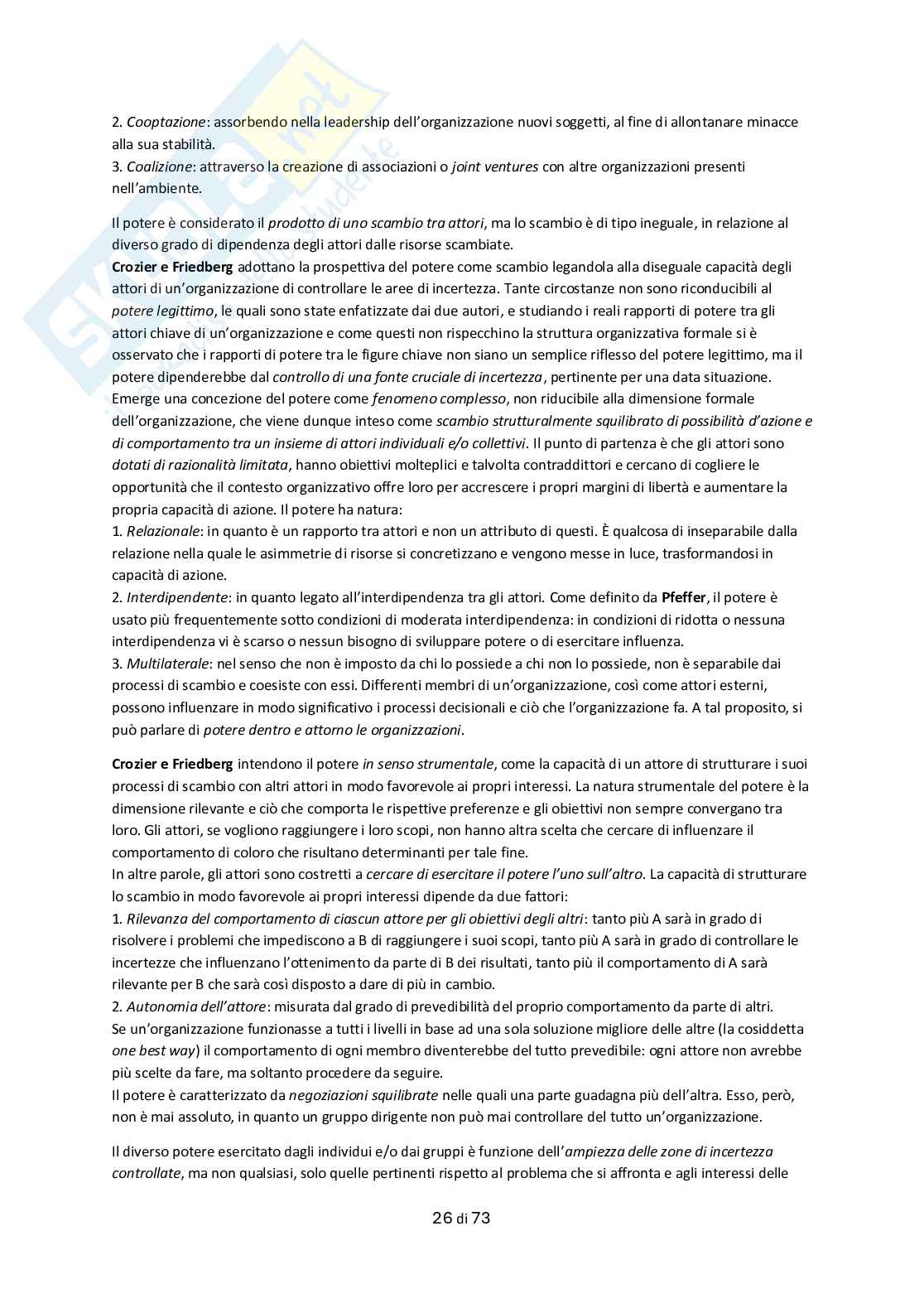 Appunti Psicologia delle organizzazioni Pag. 26