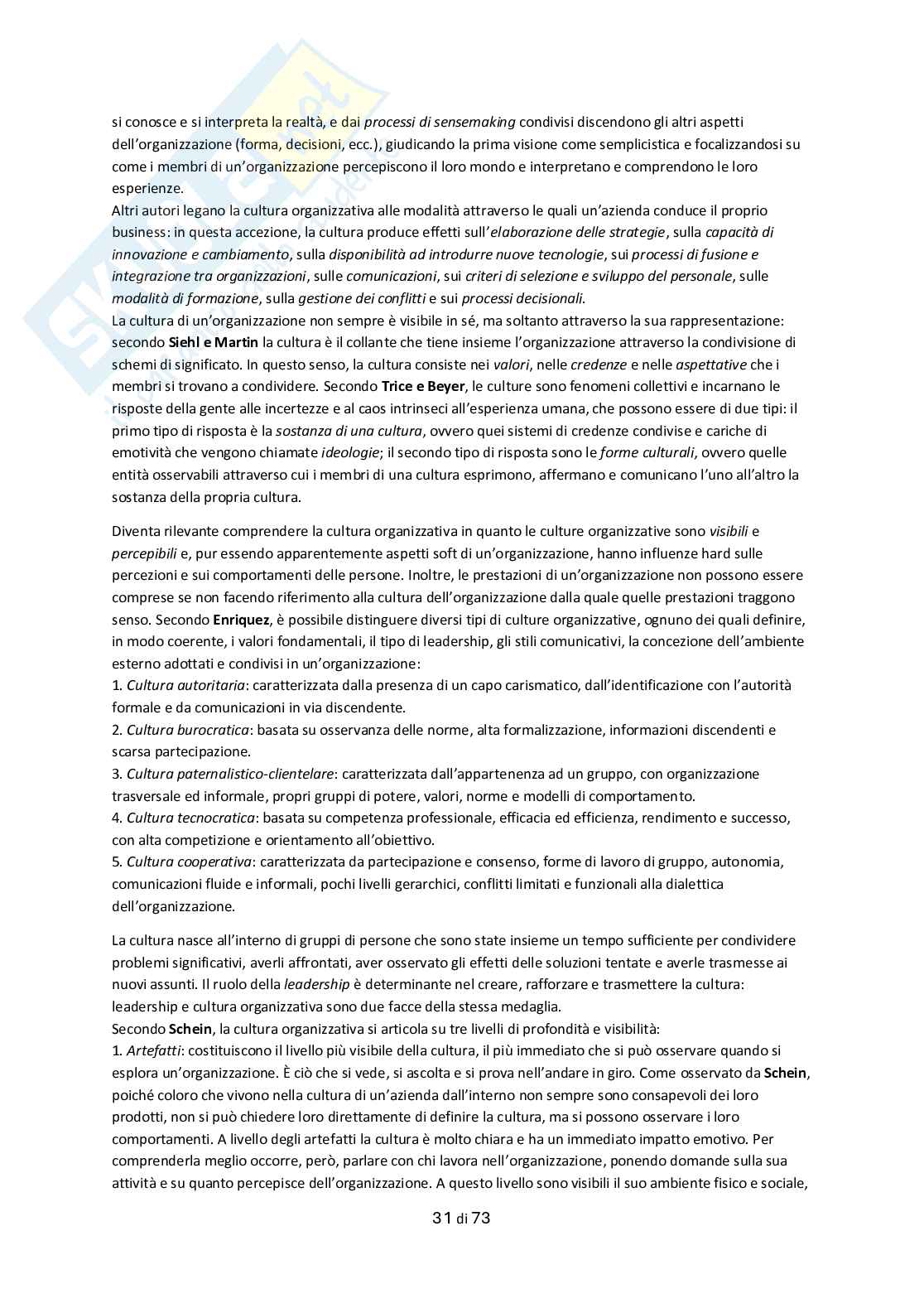 Appunti Psicologia delle organizzazioni Pag. 31