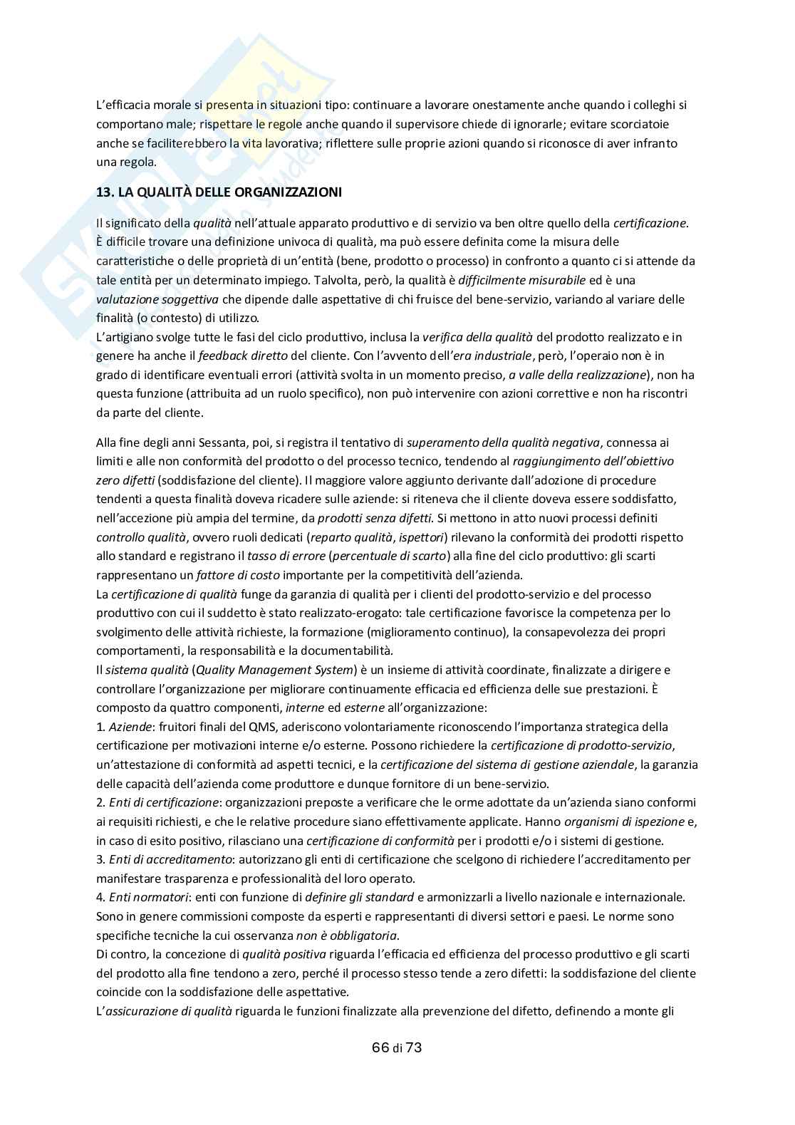 Appunti Psicologia delle organizzazioni Pag. 66