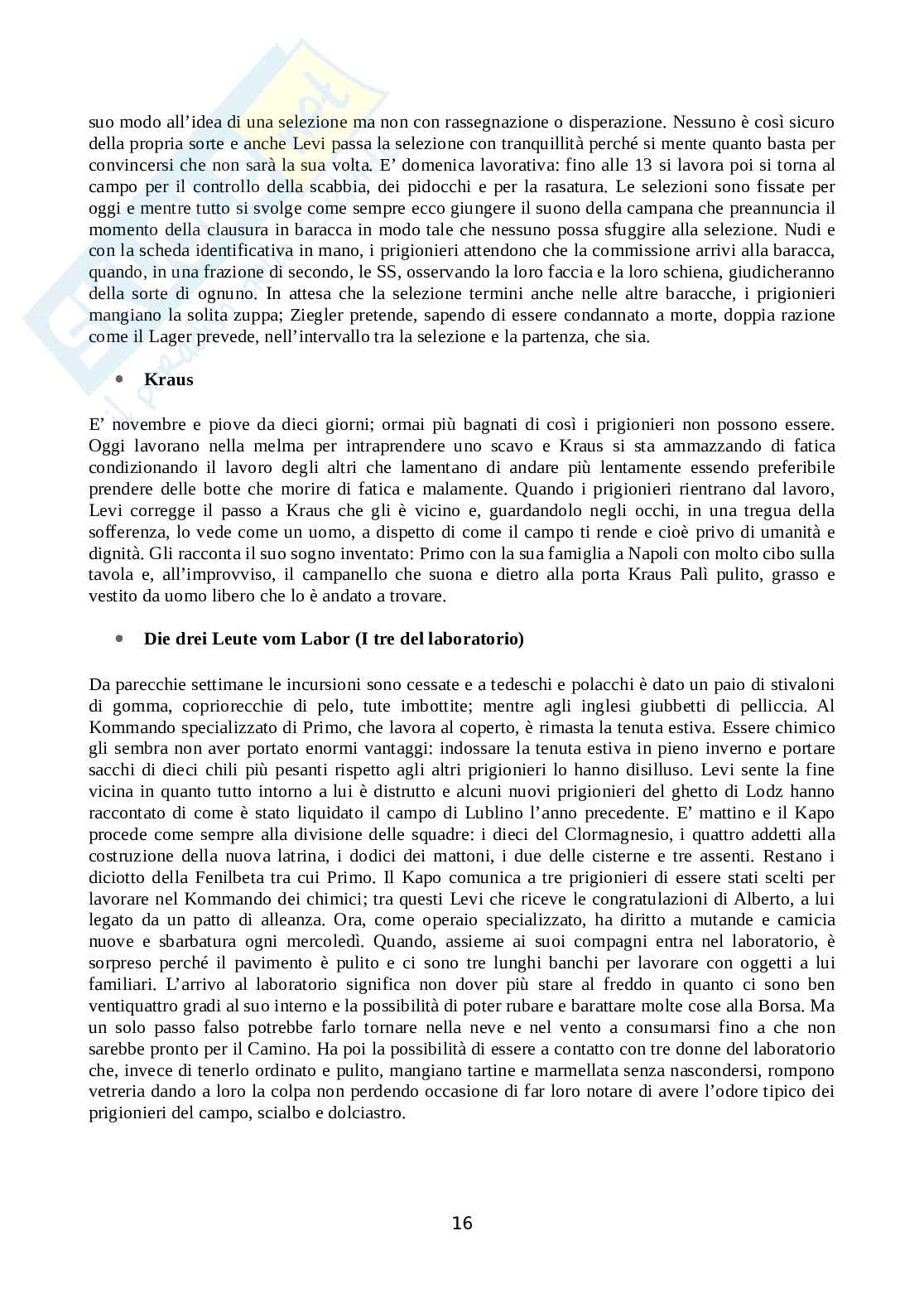 Tesina sulla Seconda guerra mondiale interdisciplinare Pag. 16