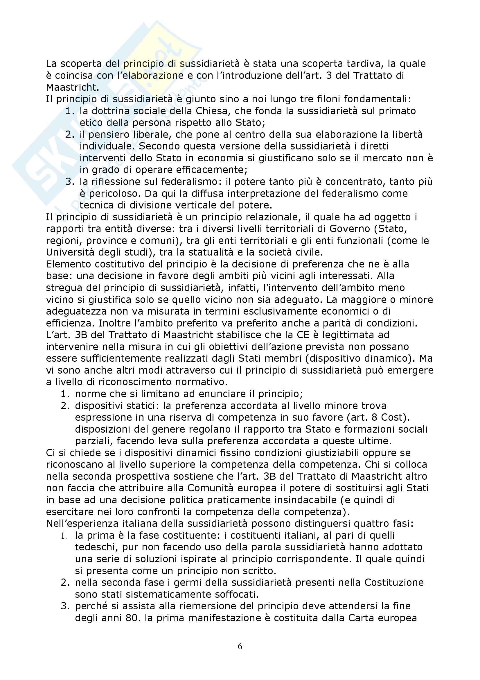 Diritto costituzionale - i principi e i  valori costituzionali Pag. 6