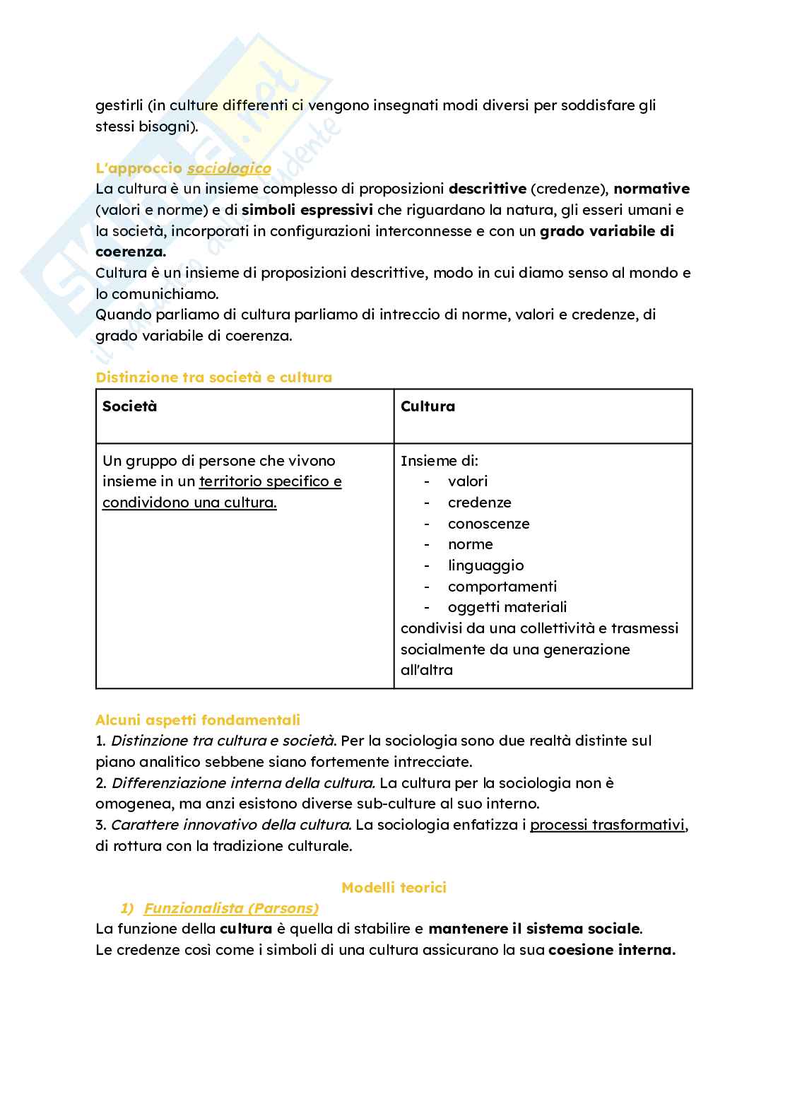 Modulo 1 solociologia Pag. 46