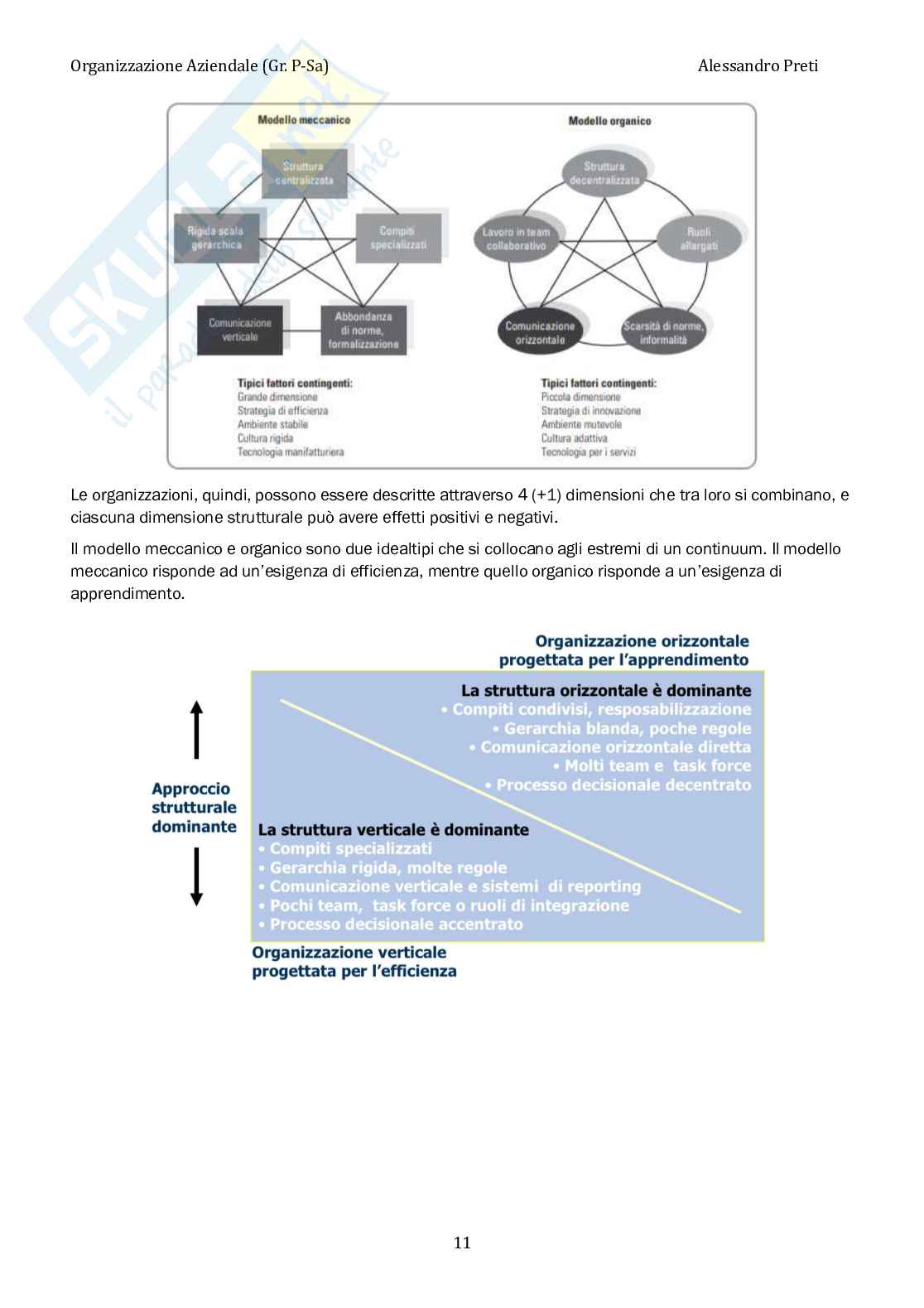Organizzazione aziendale – Appunti completi, 120 pagine Pag. 11