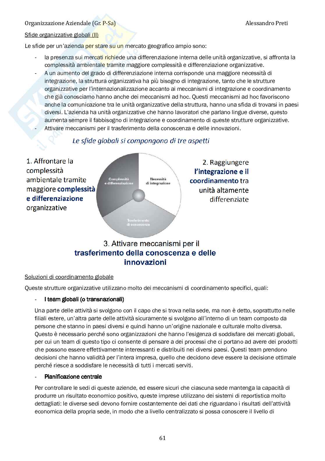 Organizzazione aziendale – Appunti completi, 120 pagine Pag. 61