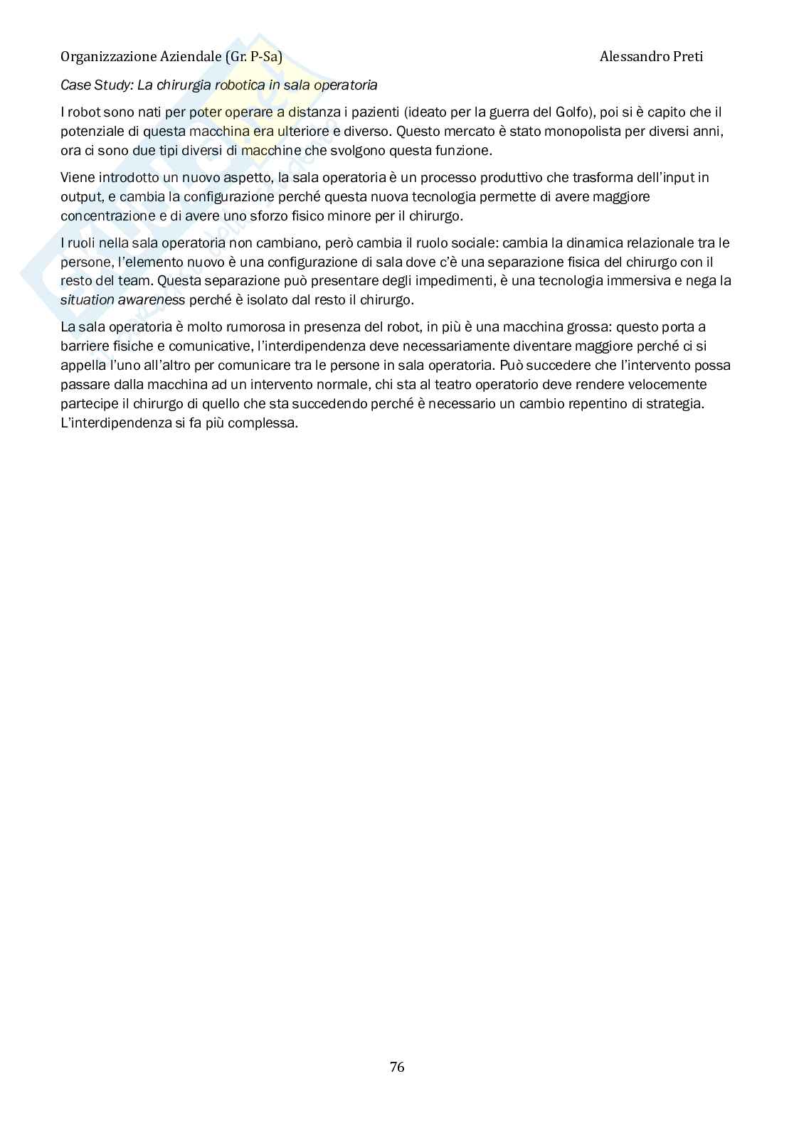 Organizzazione aziendale – Appunti completi, 120 pagine Pag. 76