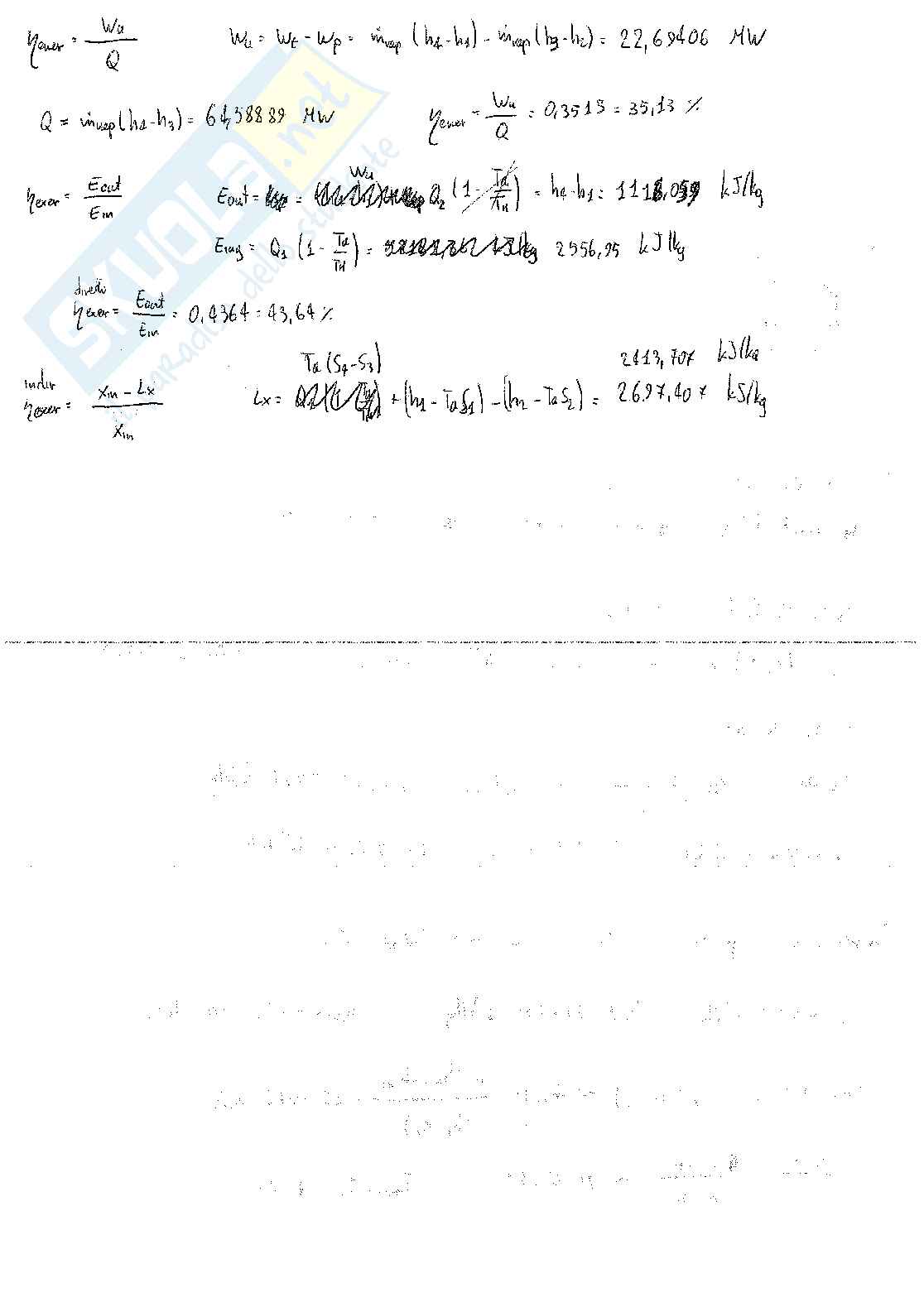 Esercizi con svolgimento Macchine a fluido - Turbine a gas e a vapore Pag. 26