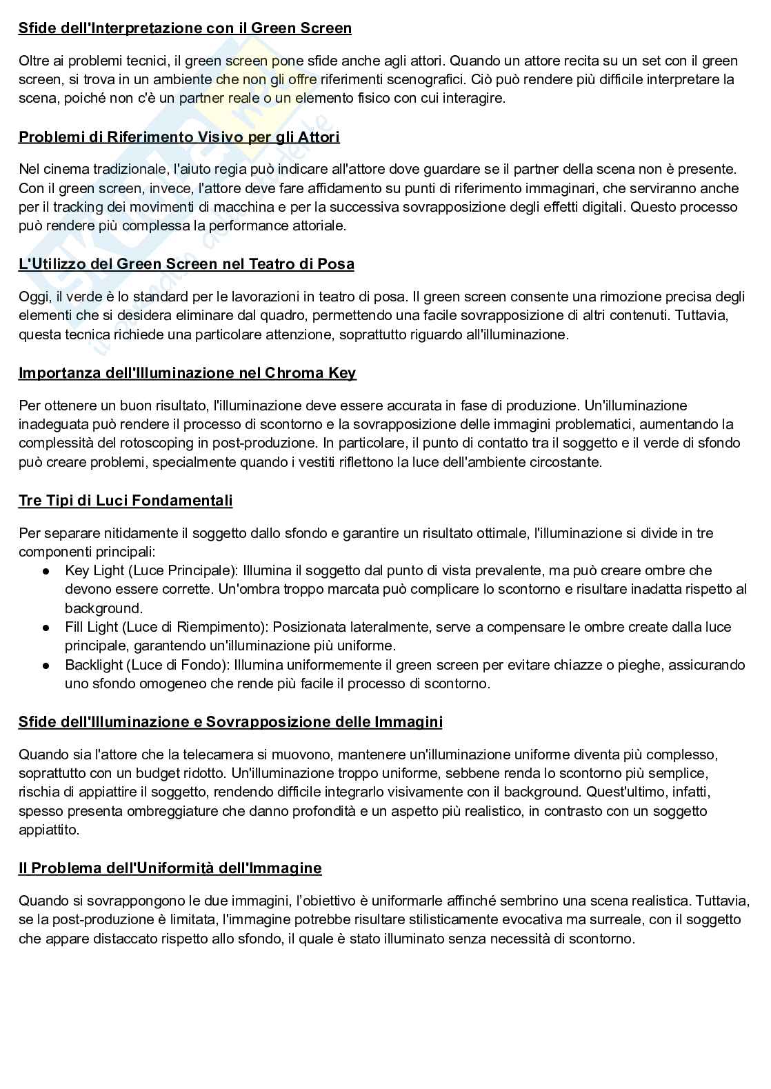Appunti esame Tecnologie multimediali per il cinema e la televisione Pag. 16