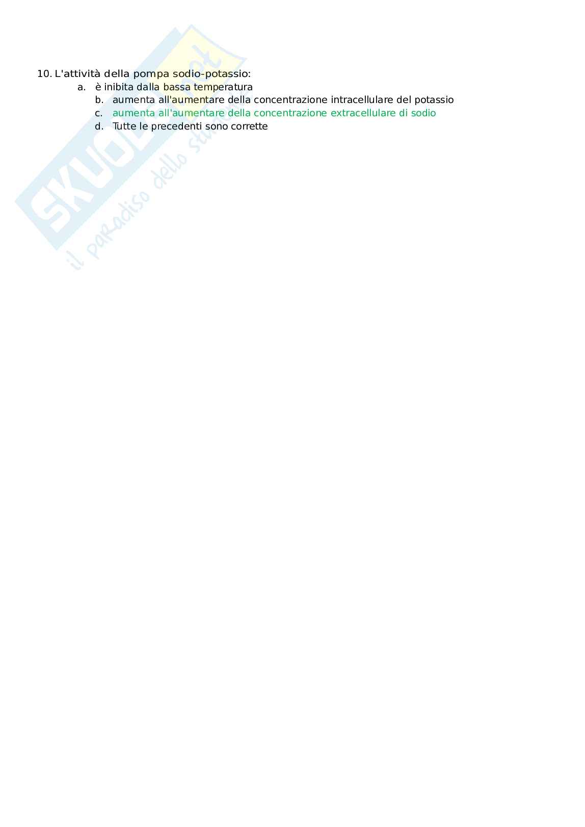 Fisiologia e Principi di Fisiopatologia Pag. 2