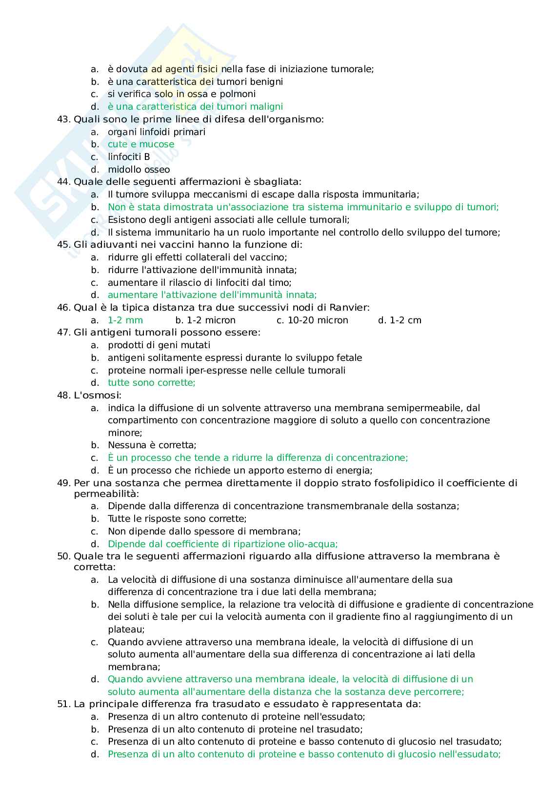 Fisiologia e Principi di Fisiopatologia Pag. 6