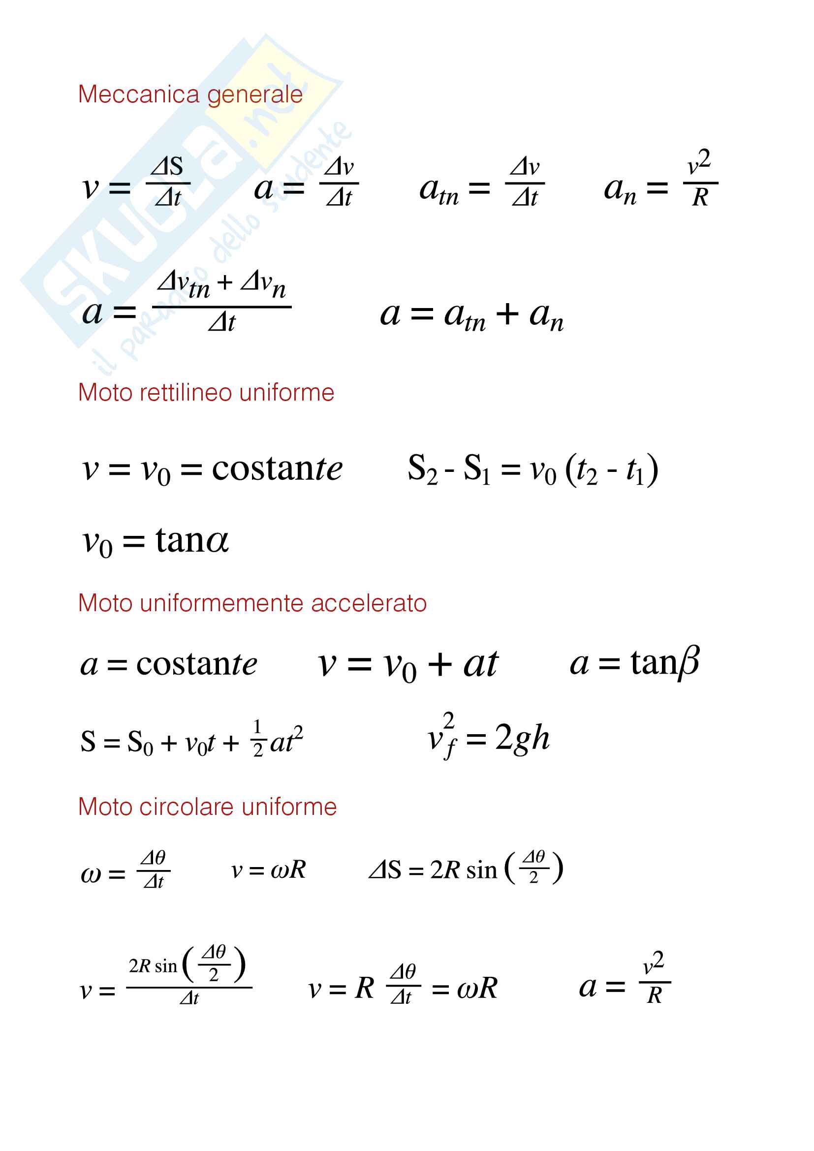 Meccanica totale Pag. 1