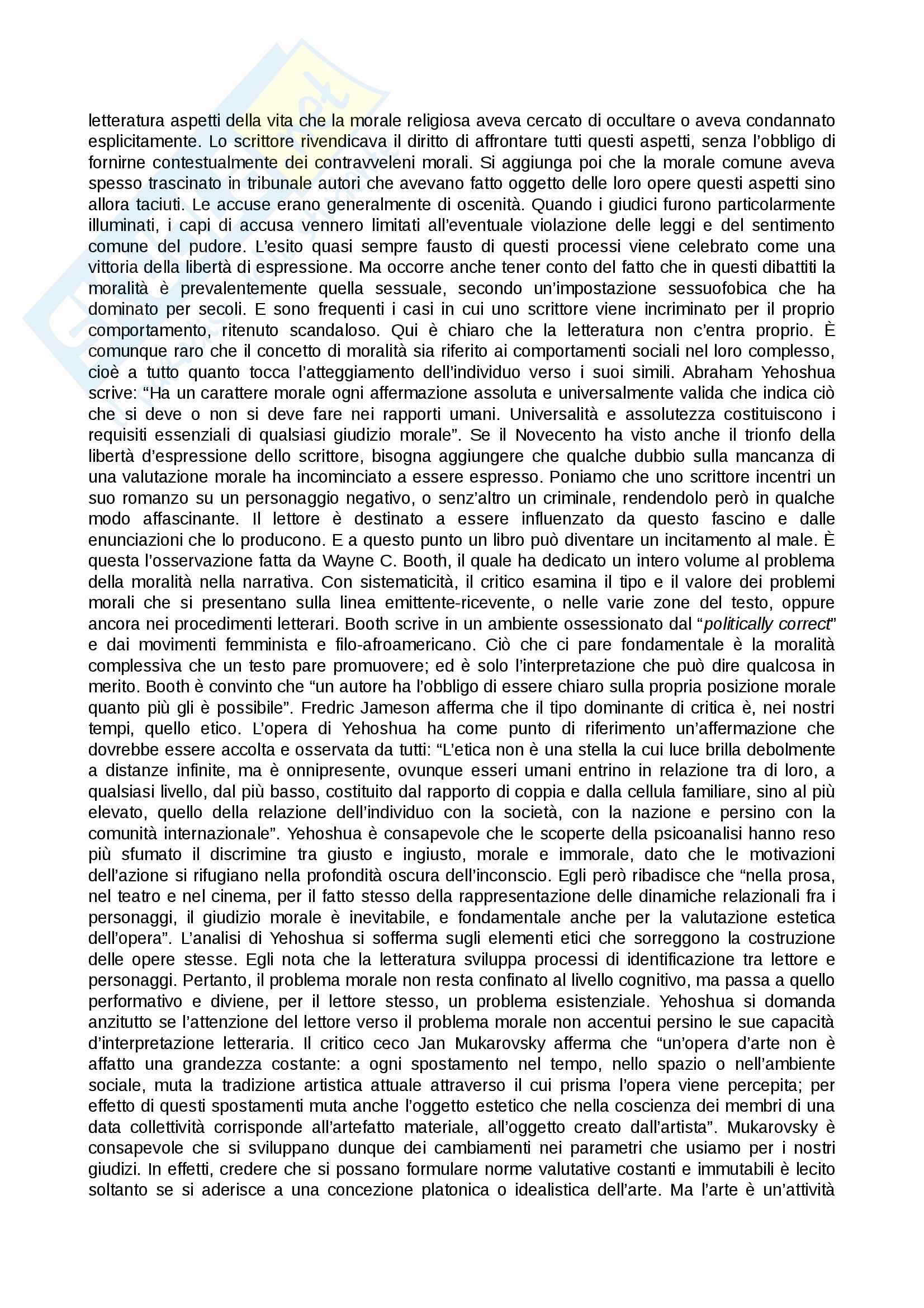 Riassunti esame Letteratura italiana, Prof. Alfonzetti, libro consigliato dispensa del corso di Letteratura italiana, A.A. 2016/2017, A.A.V.V. Pag. 26