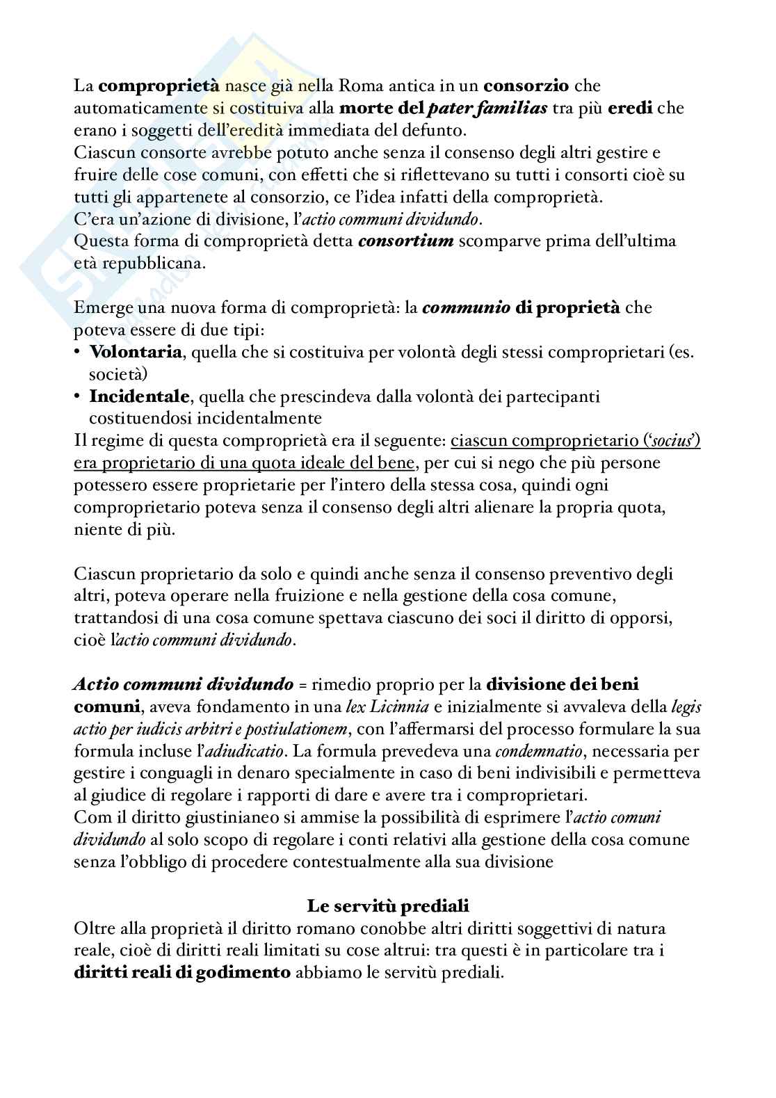 Riassunto esame Diritto privato romano, Prof. Scarpa Raffaella, libro consigliato Manuale di diritto privato romano, Marrone  Pag. 46