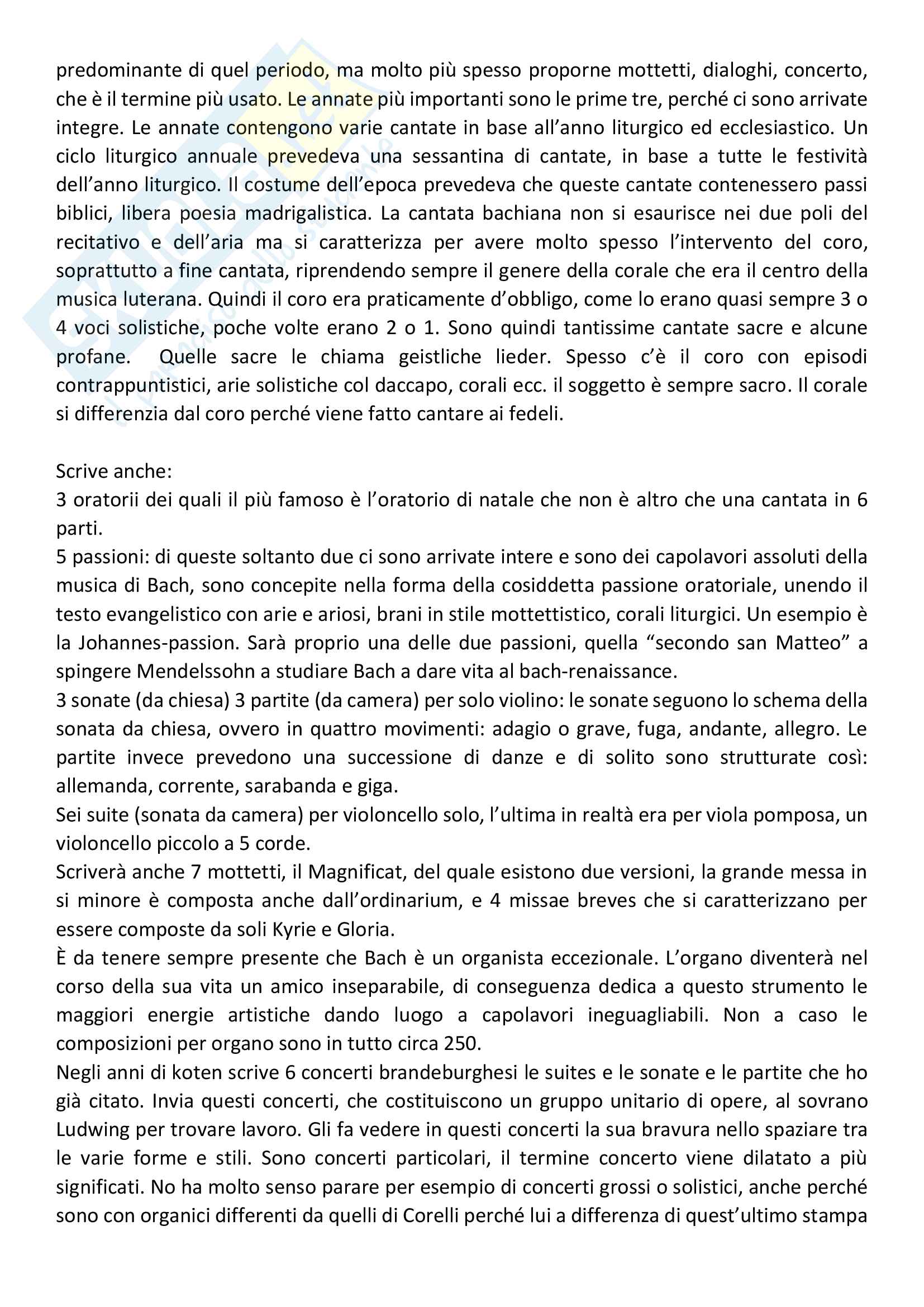 Riassunto esame di Storia della Musica, docente G. Moppi. (libri consigliati in descrizione) Pag. 21