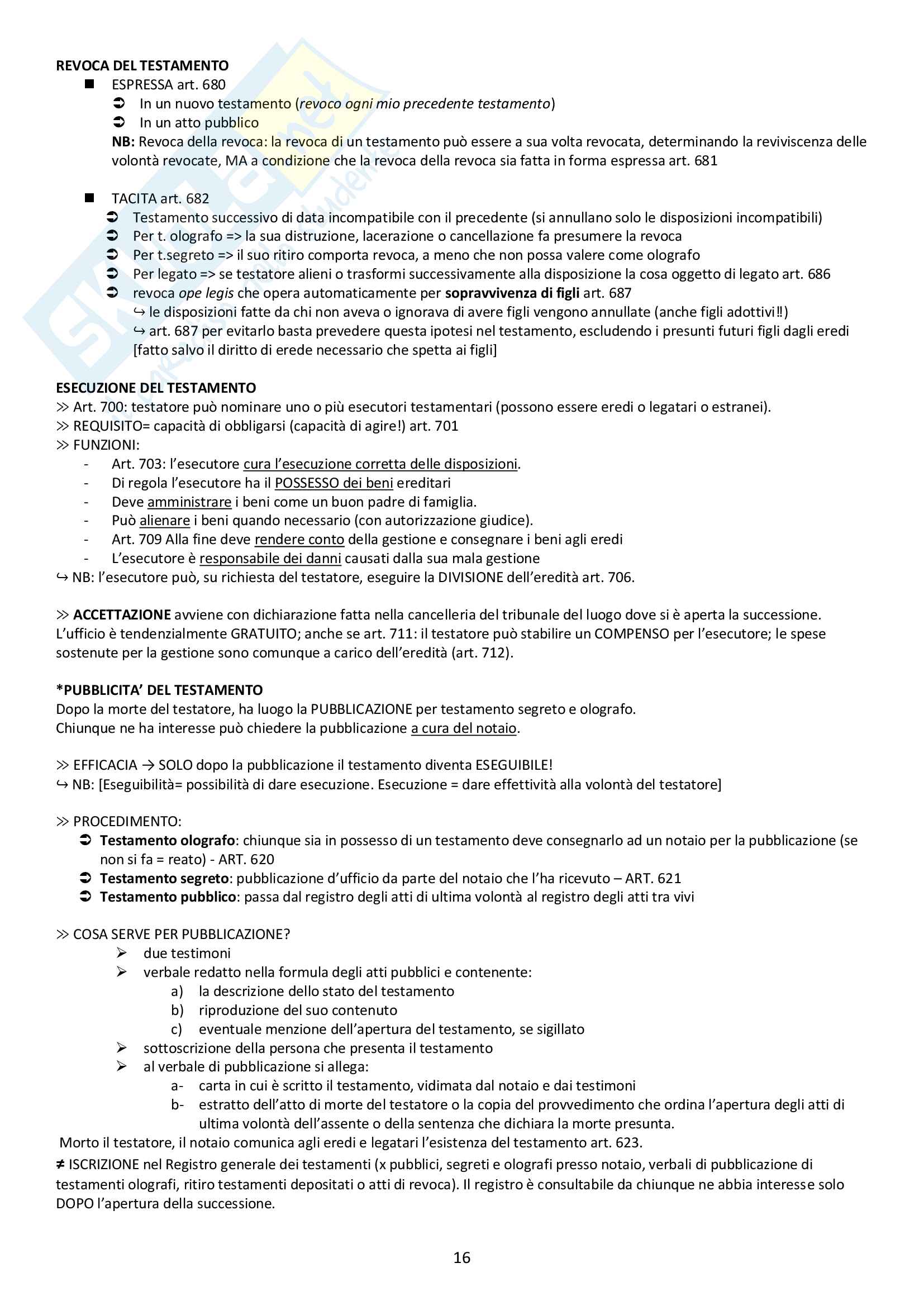 Successioni Pag. 16