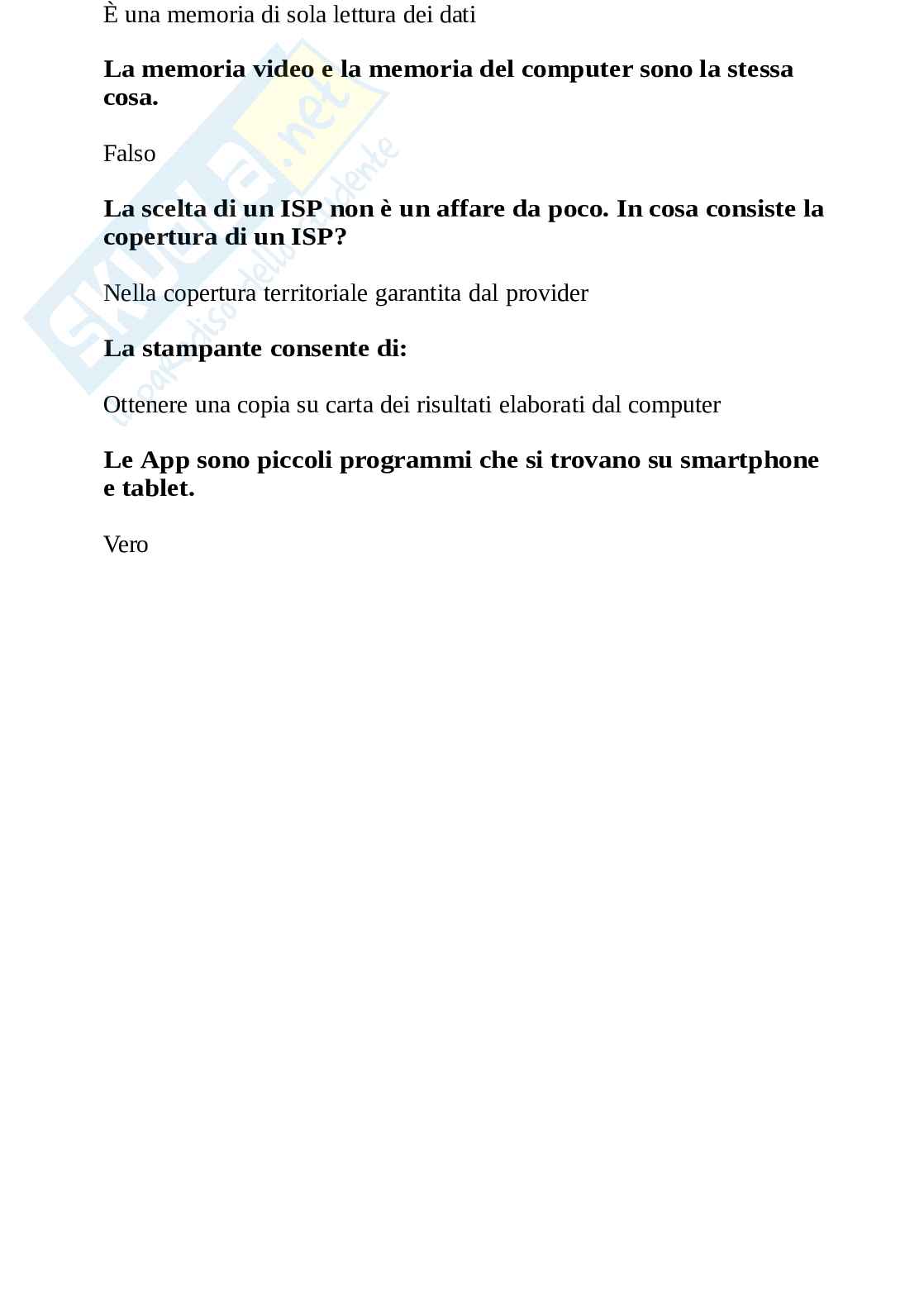 Nuova versione Eipass 7 moduli - Modulo 1. Aggiornato e completo. In ordine Pag. 11