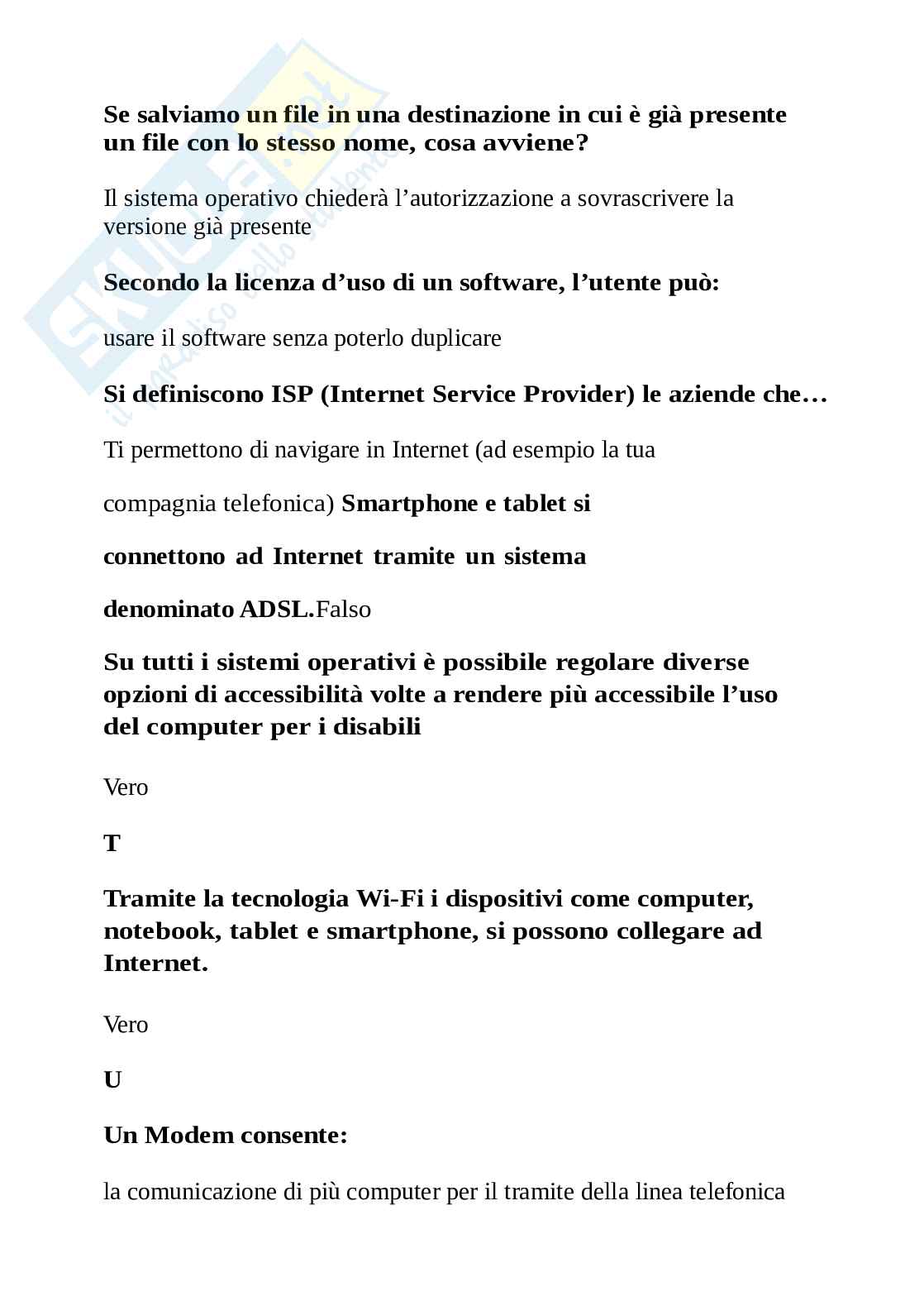 Nuova versione Eipass 7 moduli - Modulo 1. Aggiornato e completo. In ordine Pag. 16