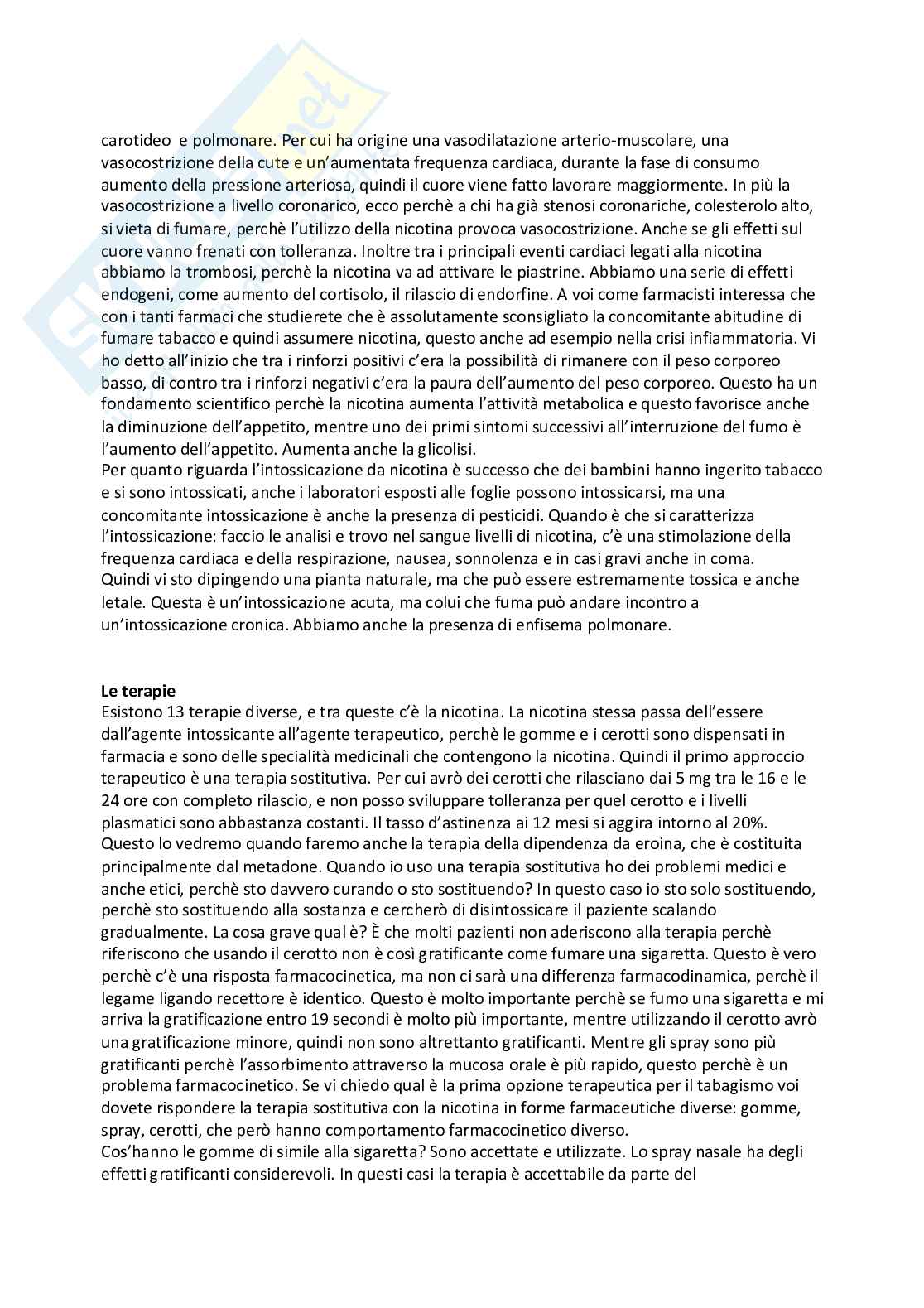  Esame di Farmacoterapia 1 - parte 3 Pag. 1