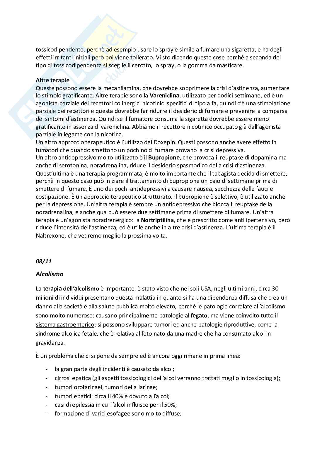  Esame di Farmacoterapia 1 - parte 3 Pag. 2