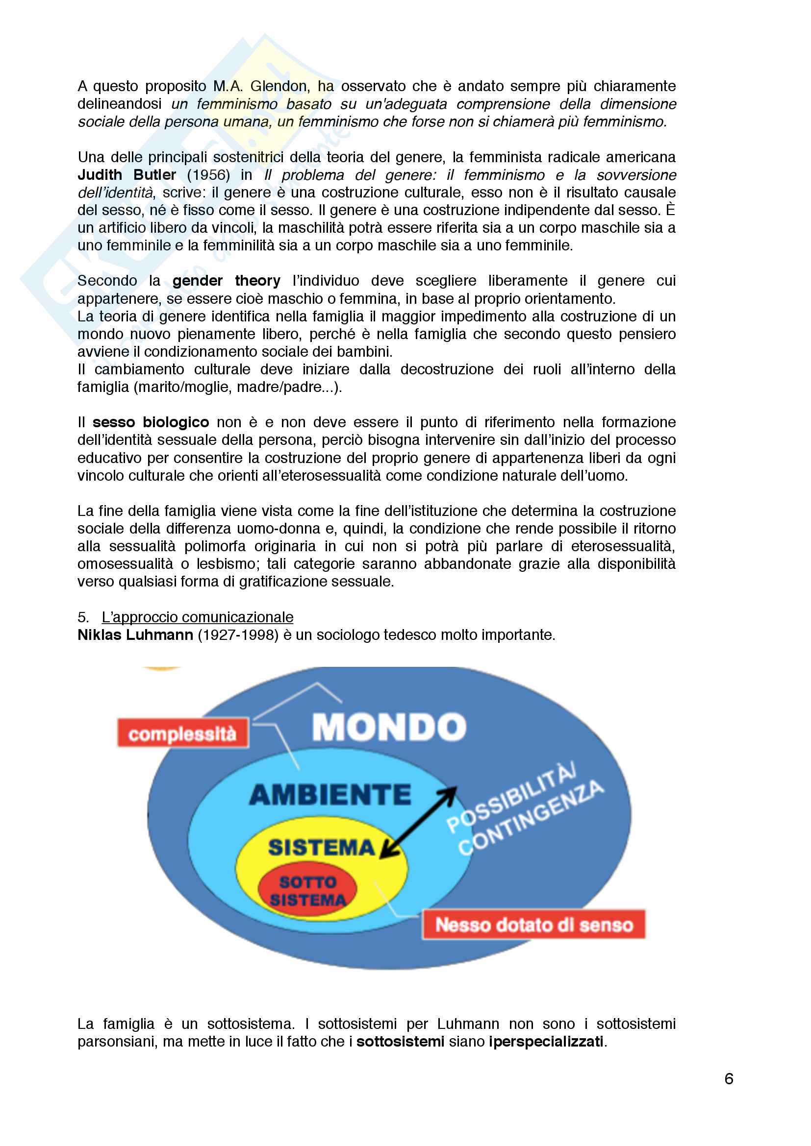 Sociologia della famiglia e dei servizi alla persona Pag. 6