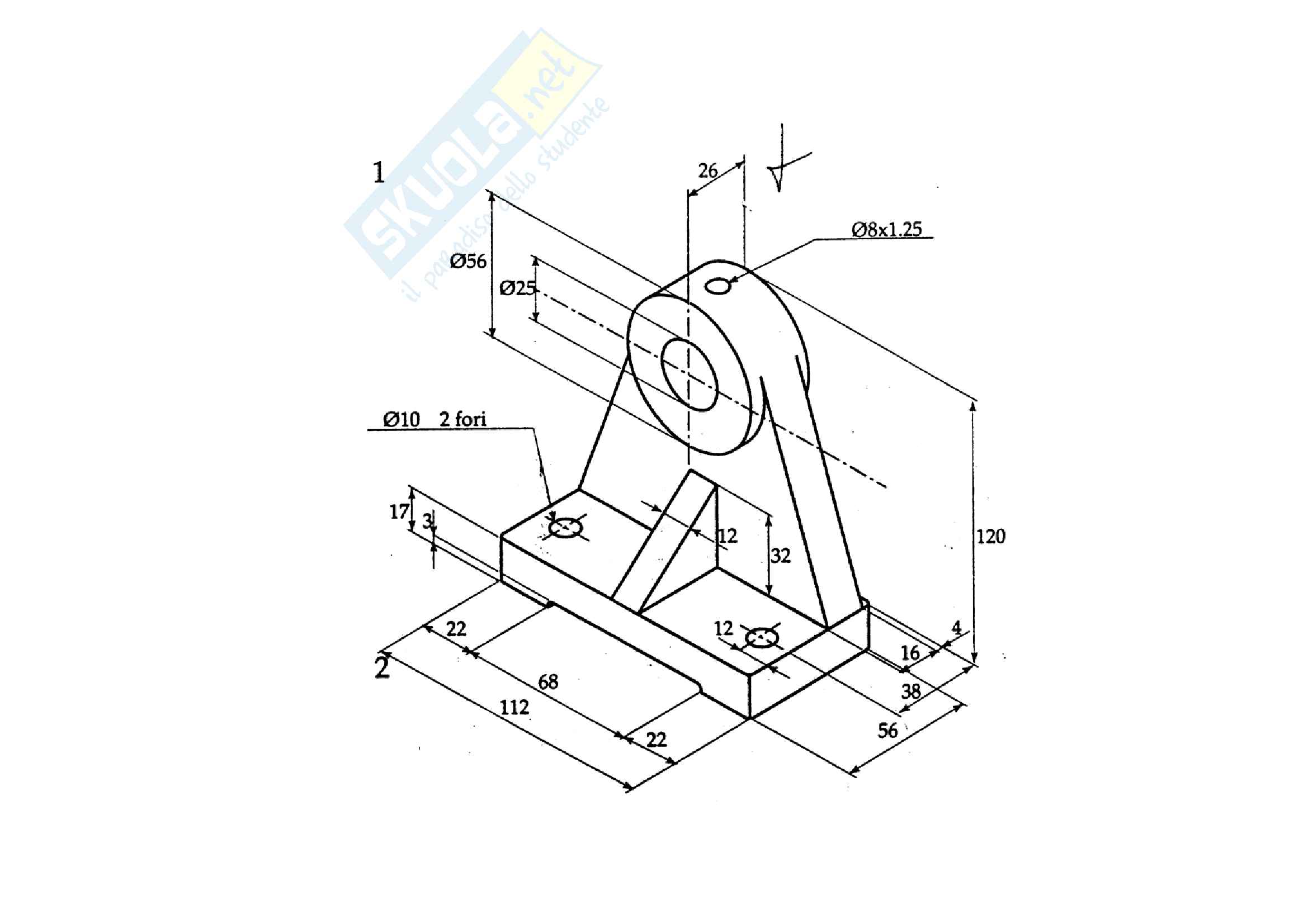 Esercizi Esercitazione Di Disegno Tecnico Industriale