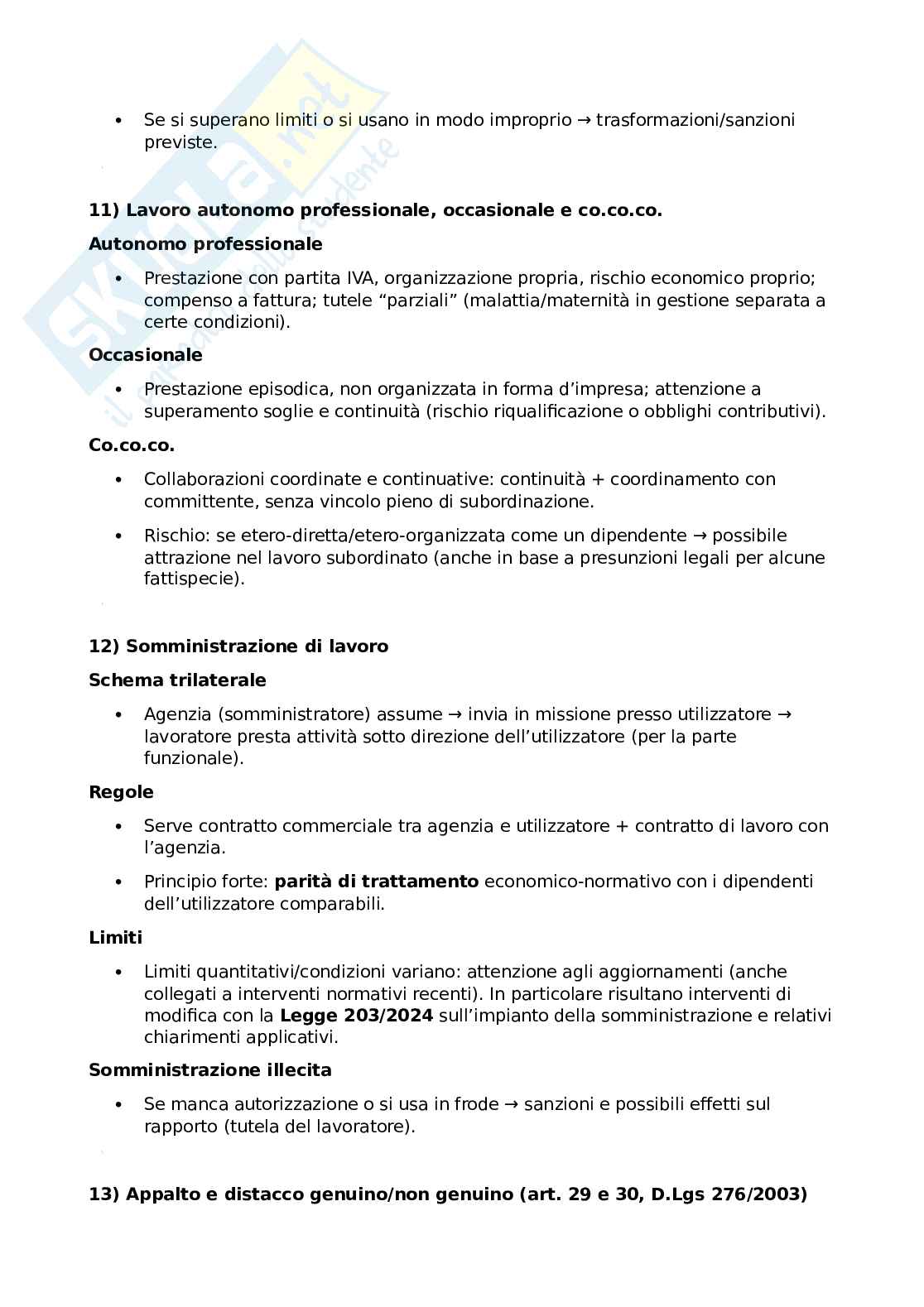 Schemi Diritto del lavoro Pag. 6