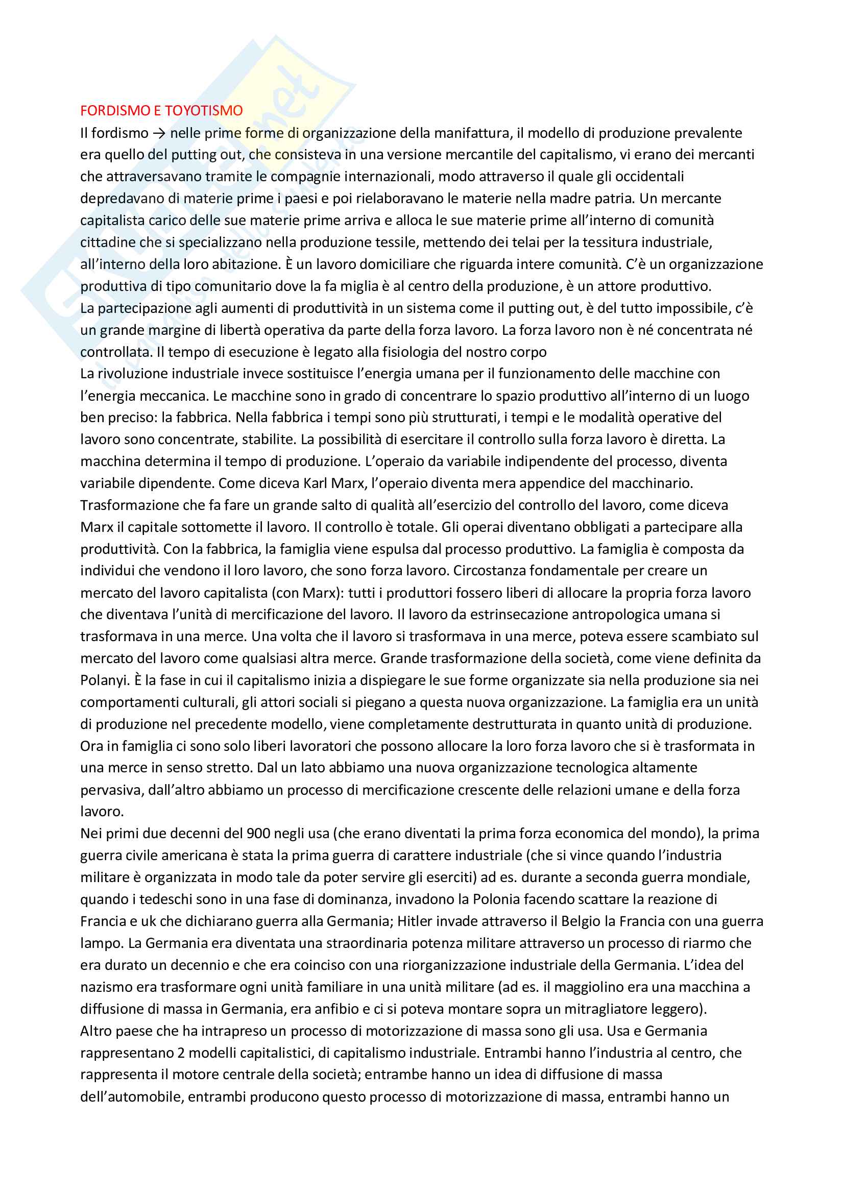 Appunti (completi di esempi e spiegazioni dettagliate) di Sociologia Economica Pag. 36