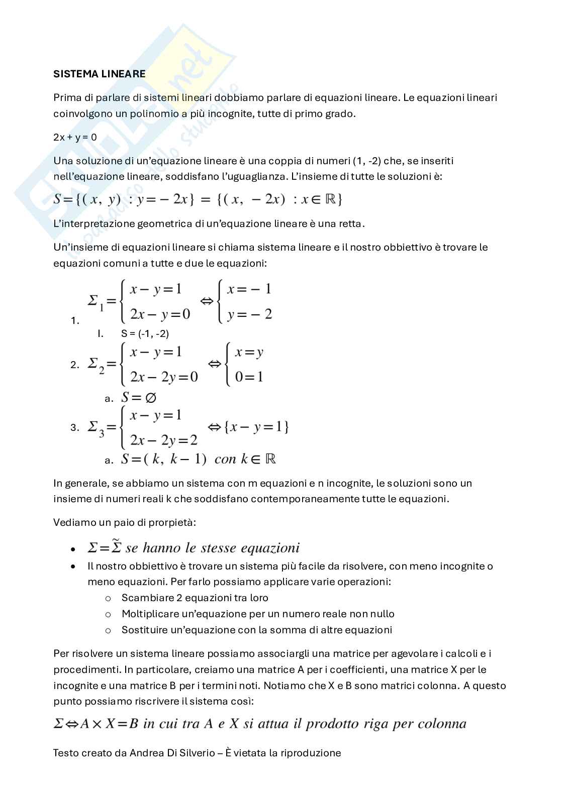 Appunti di Geometria Pag. 16