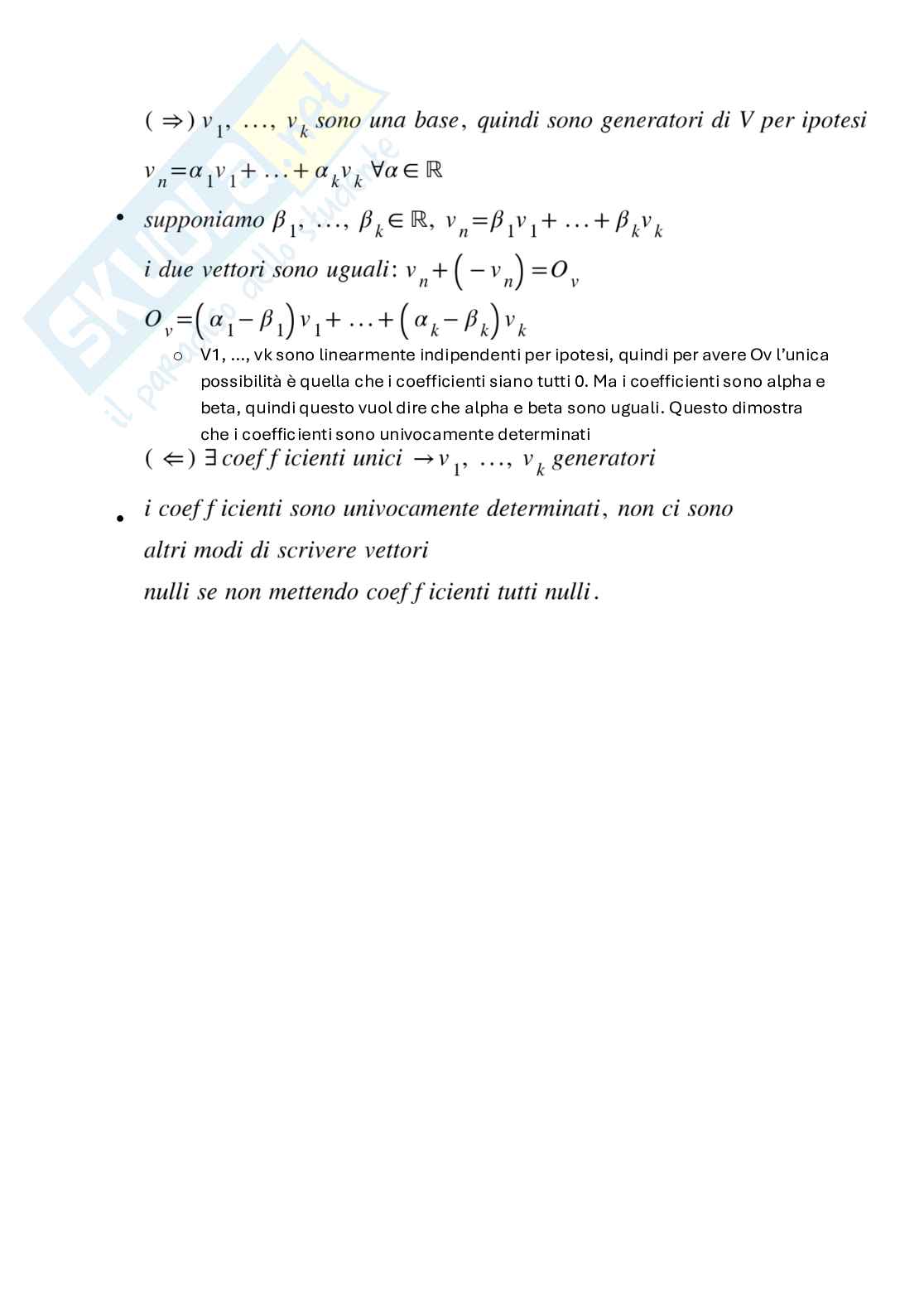 Appunti di Geometria Pag. 31